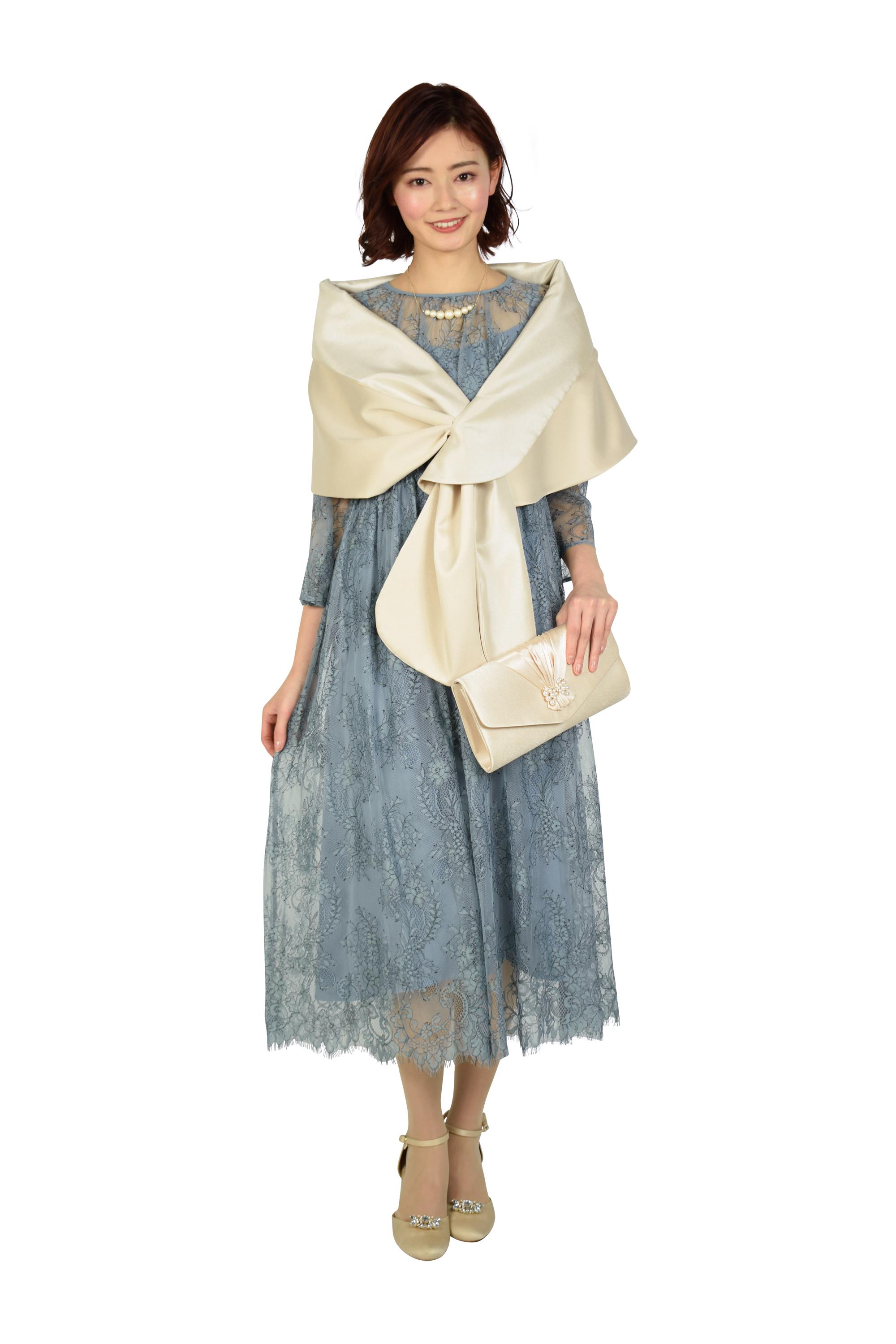 2Way異素材シャンパンショール