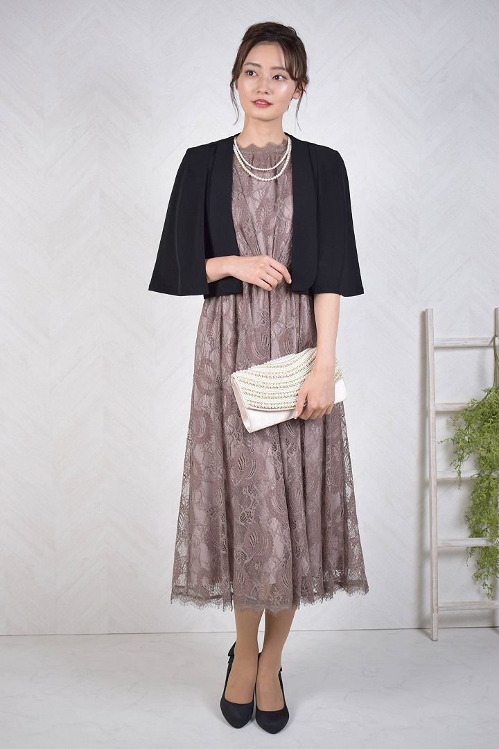 バックリボンブラックパンプス