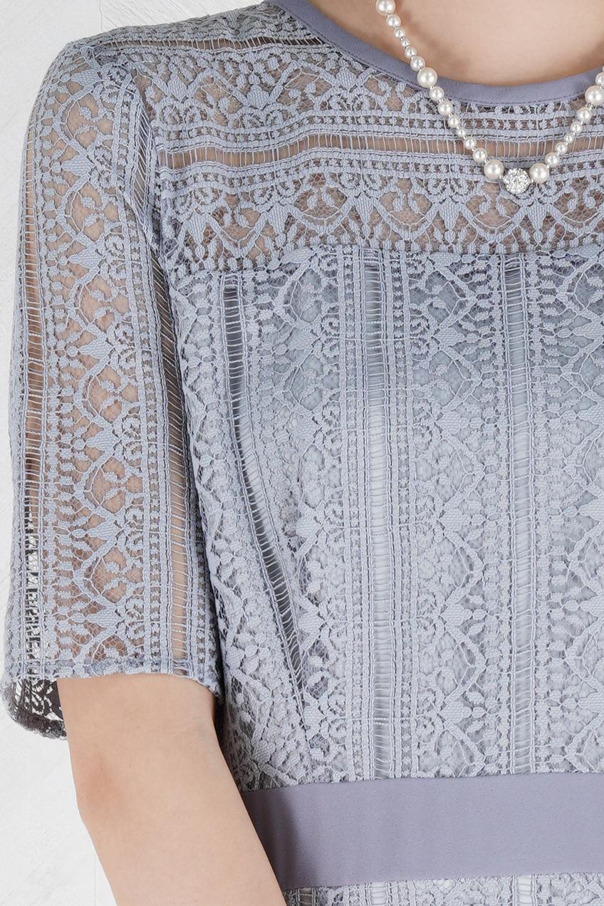 マーメイドはしごレースアイスブルードレス