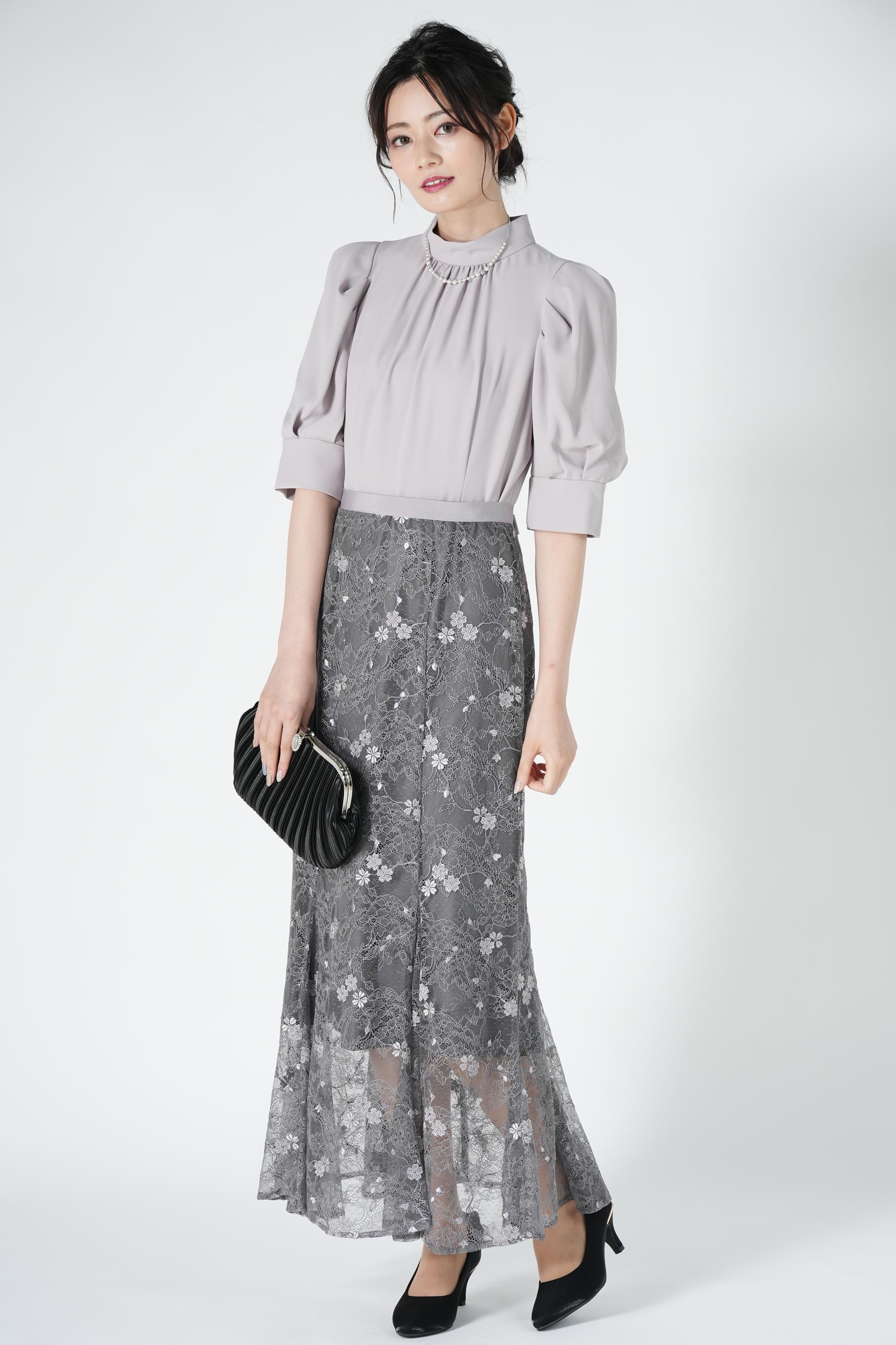 上品プリーツブラックバッグ