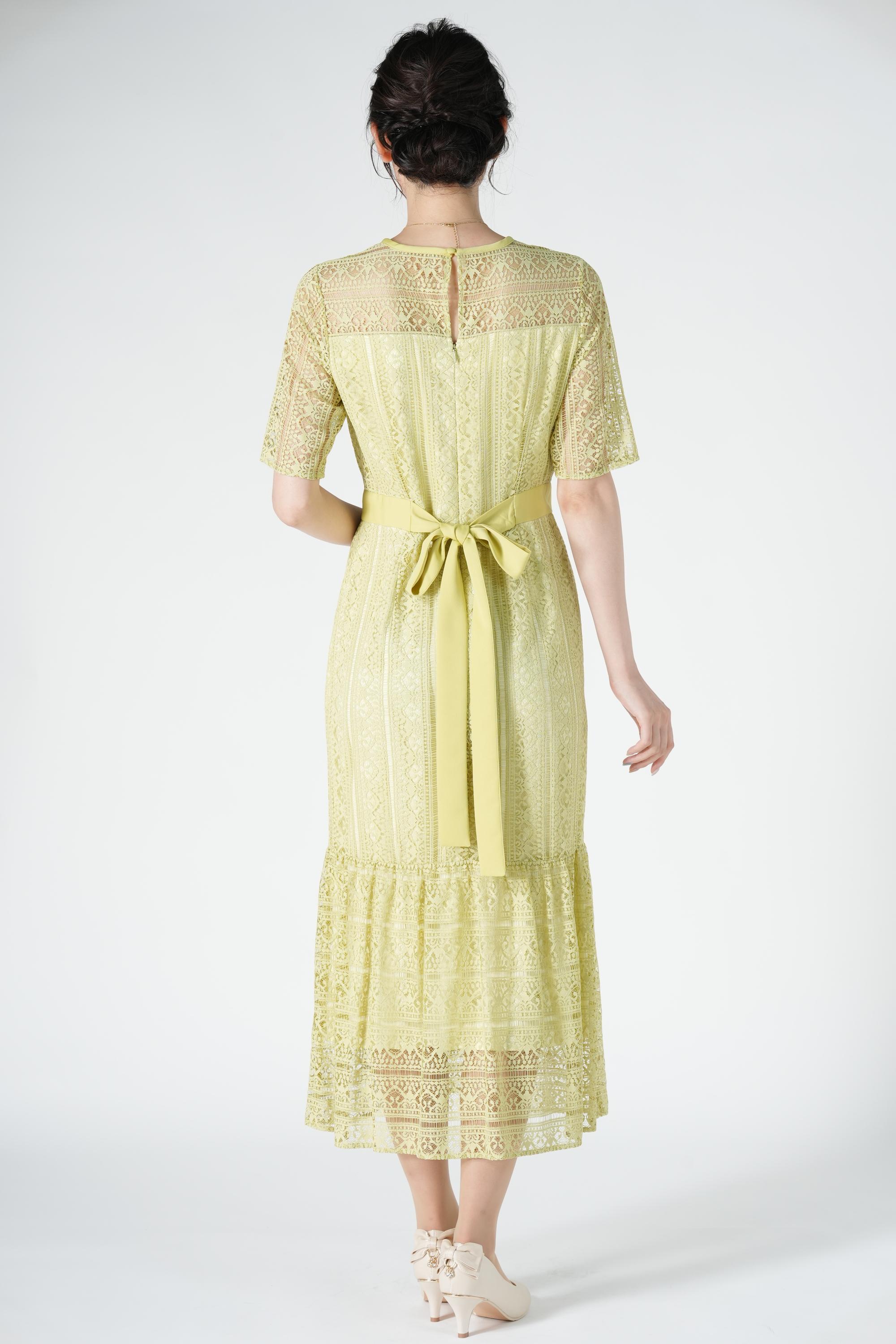 マーメイドはしごレースイエロードレス