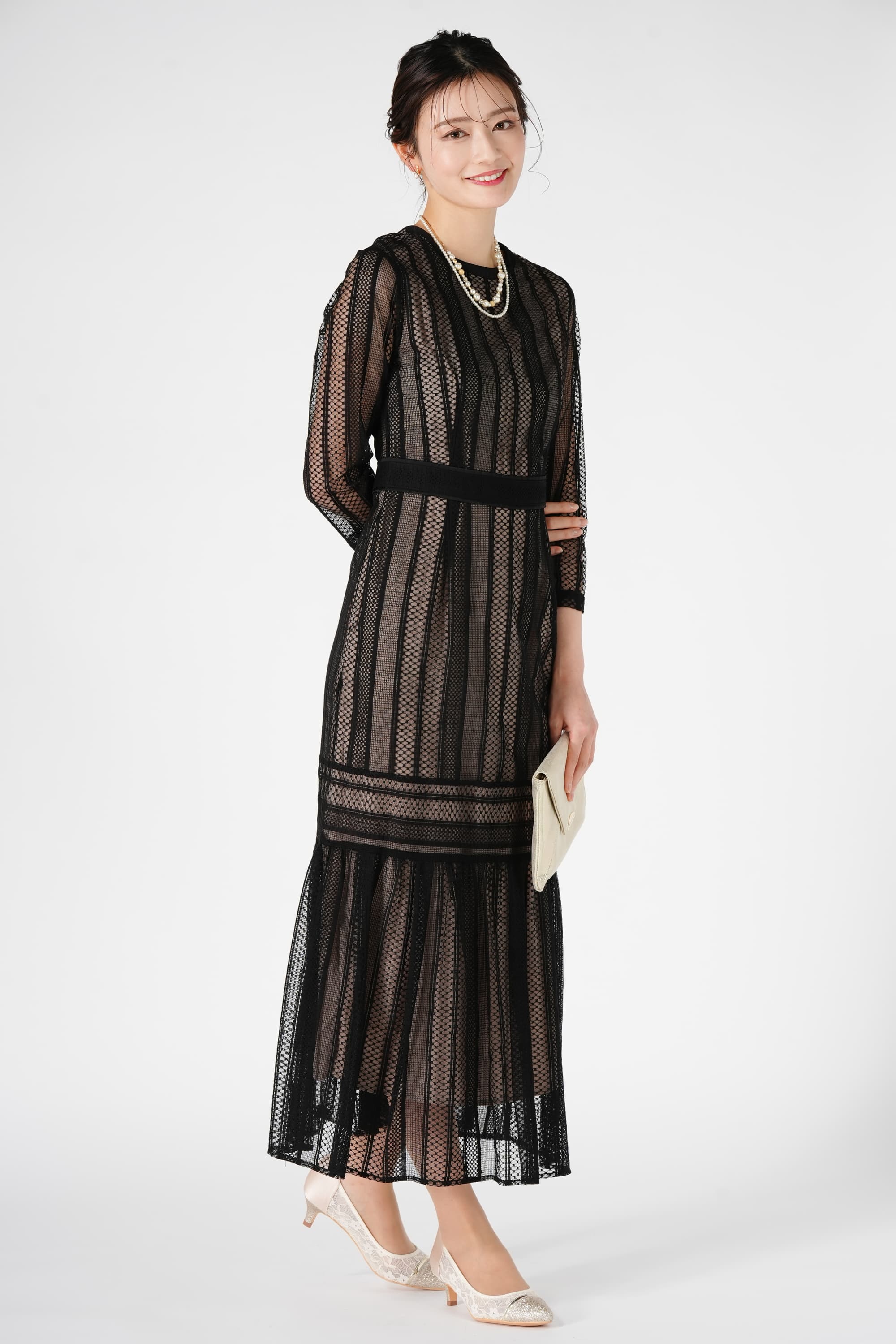 シャイニーゴールドクラッチバッグ