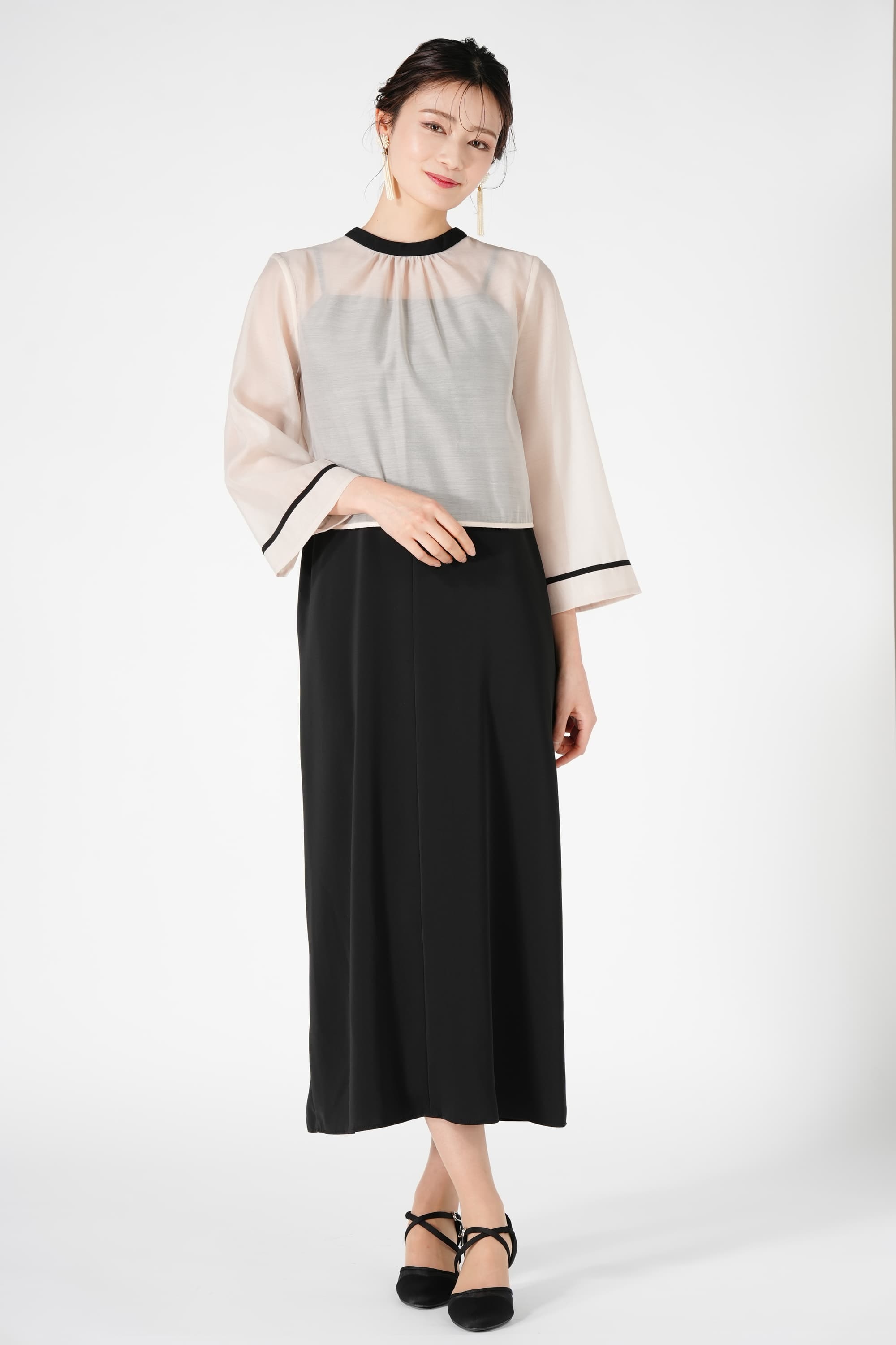 UNITED ARROWS green label relaxing シアートップス付き