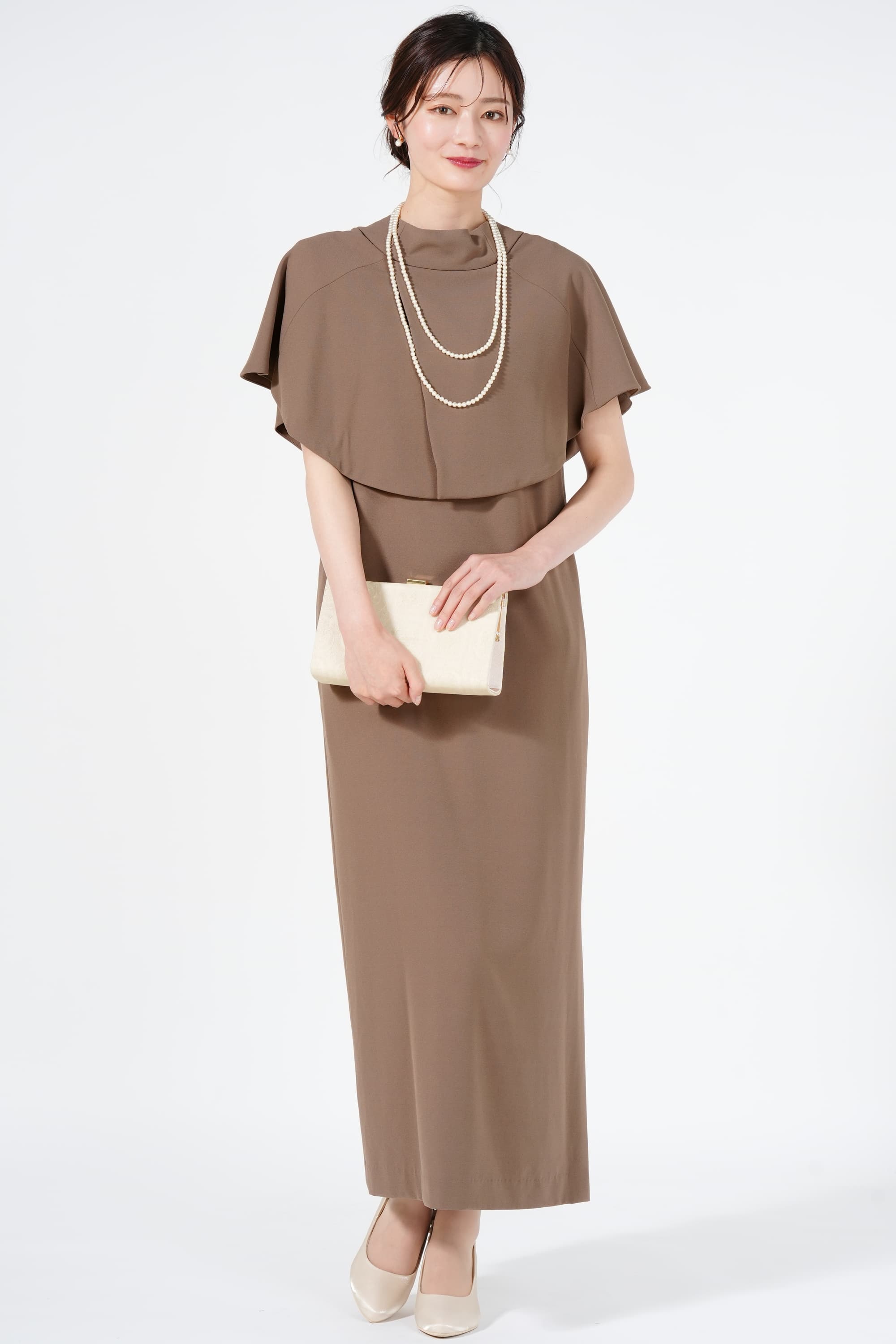 幾何学模様ラメシャンパンバッグ