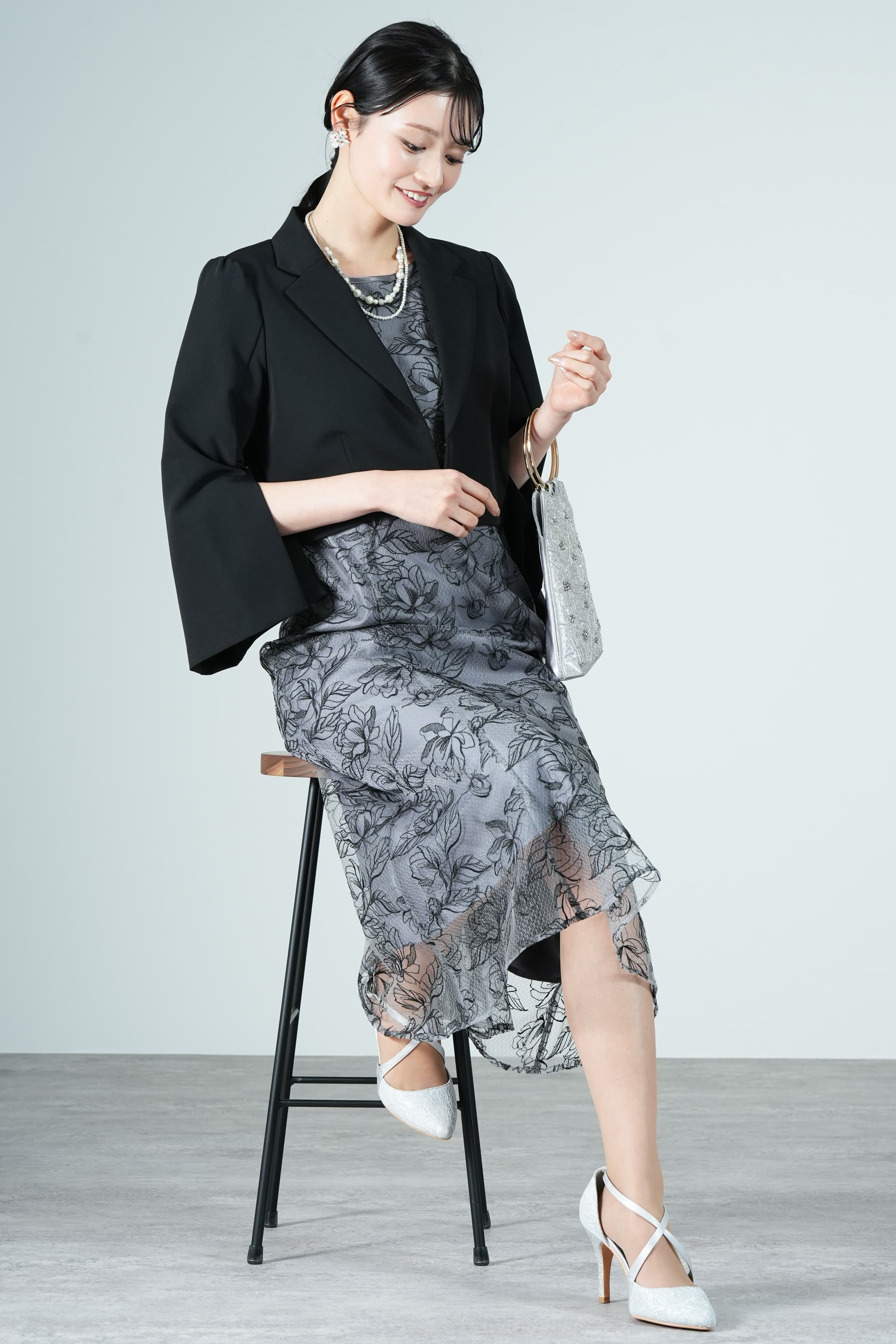 JILLSTUART ローズモチーフ刺繍グレードレス (S) をレンタル - 結婚式