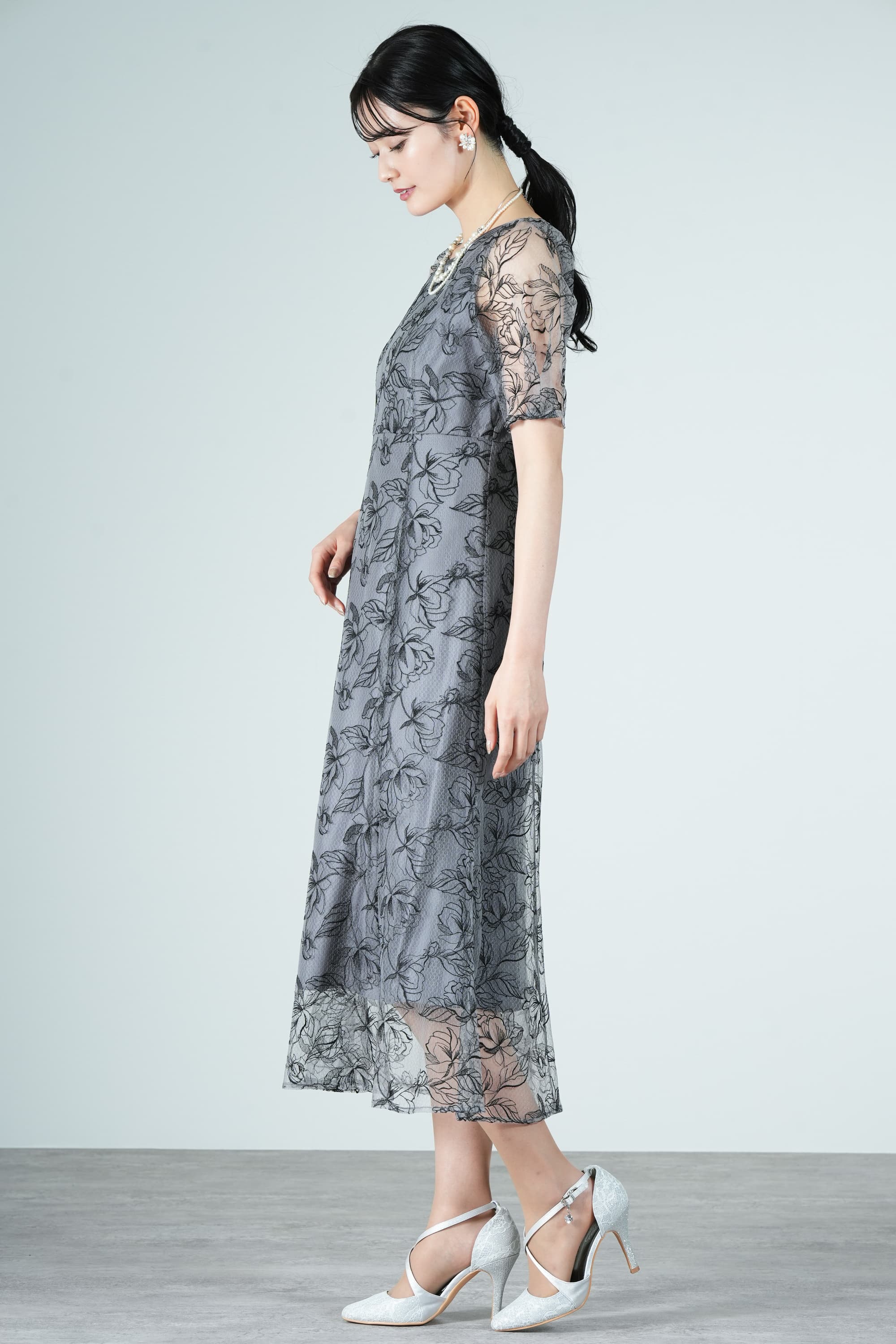 JILLSTUART ローズモチーフ刺繍グレードレス (S) をレンタル - 結婚式