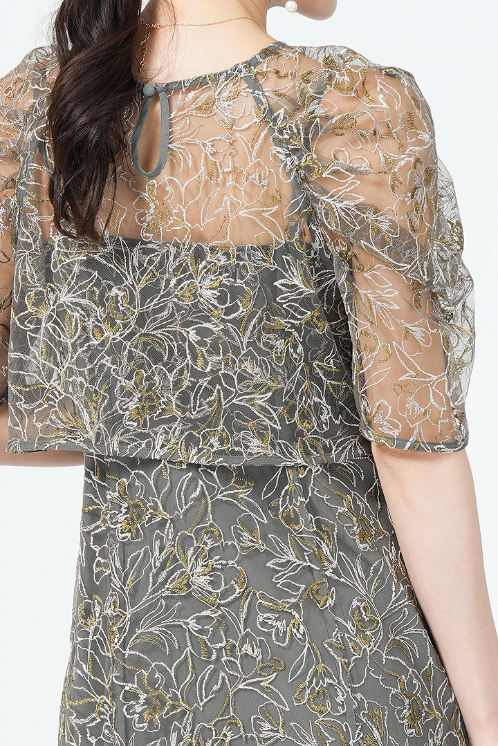 ホールレースモスグレードレス