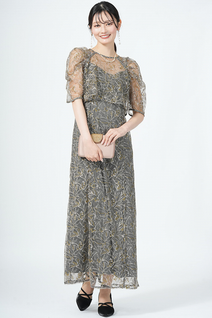 ホールレースモスグレードレス