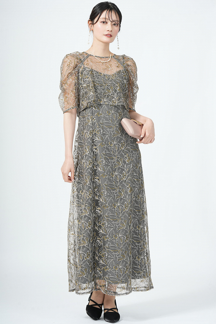 ホールレースモスグレードレス