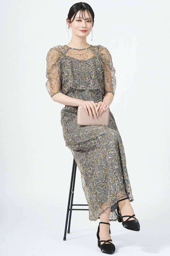 ホールレースモスグレードレス