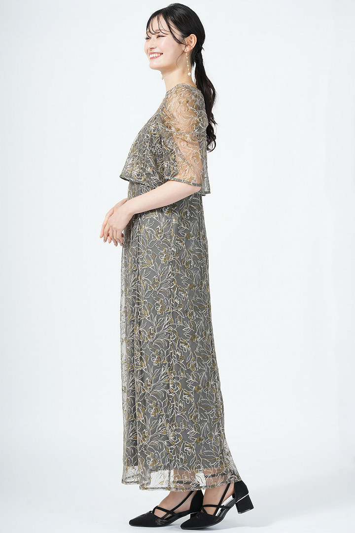 ホールレースモスグレードレス