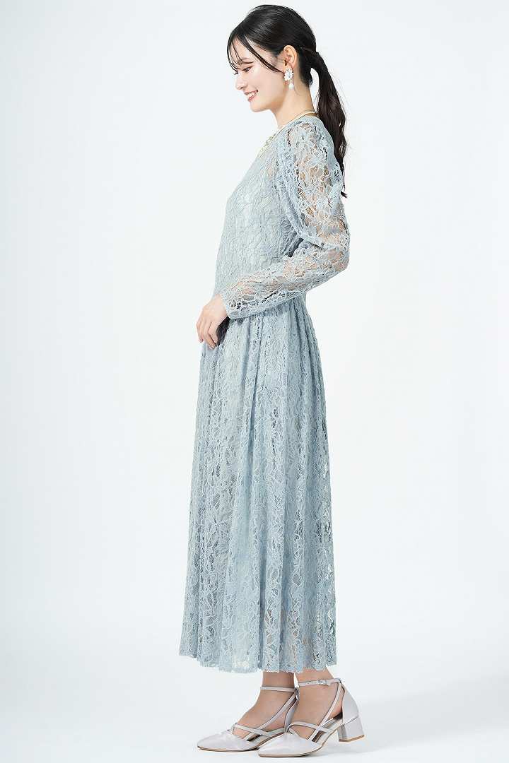 モールレースブルードレス