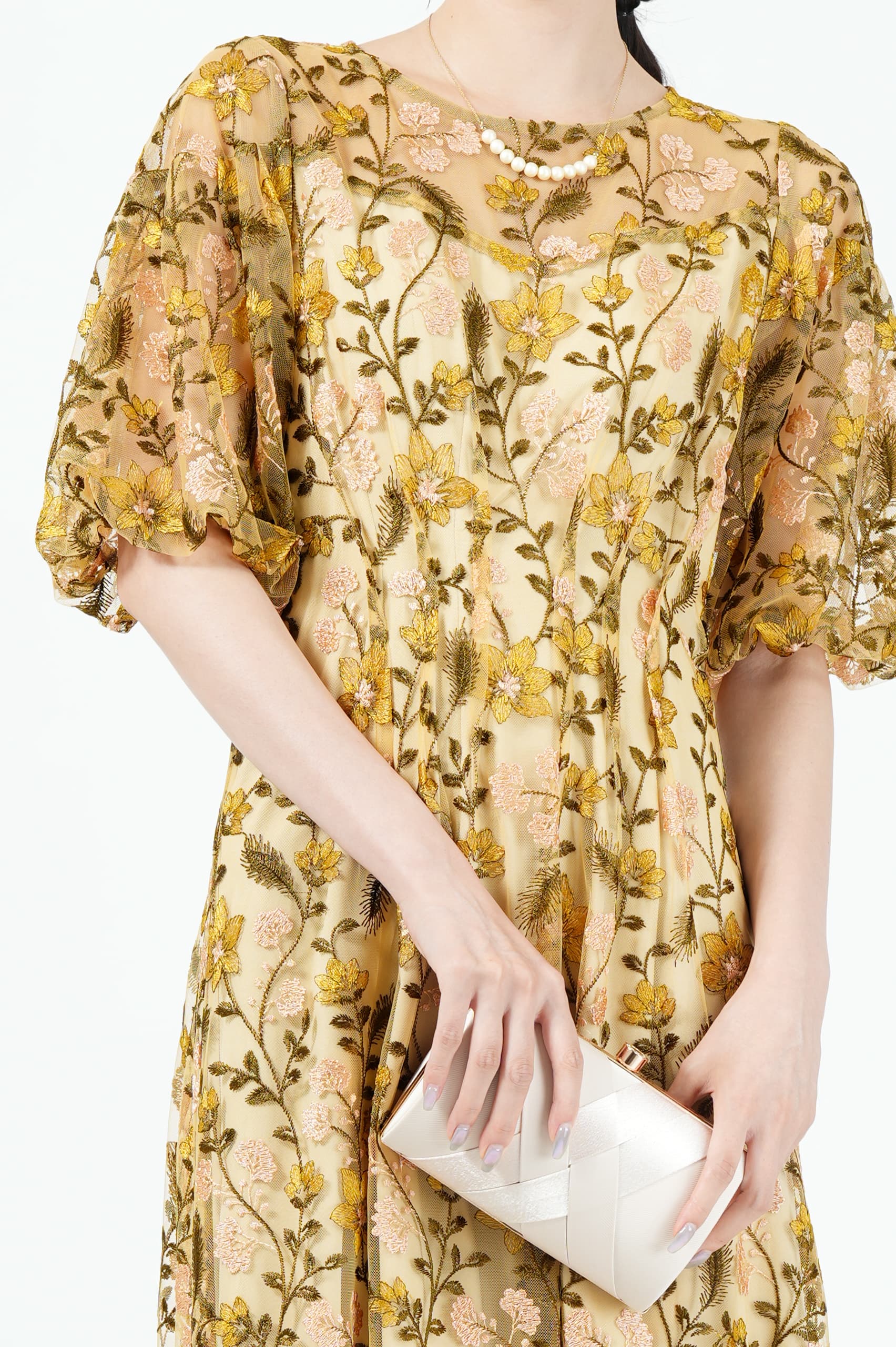 Dorry Doll ブルーミーフラワーイエロードレス (M) をレンタル - 結婚