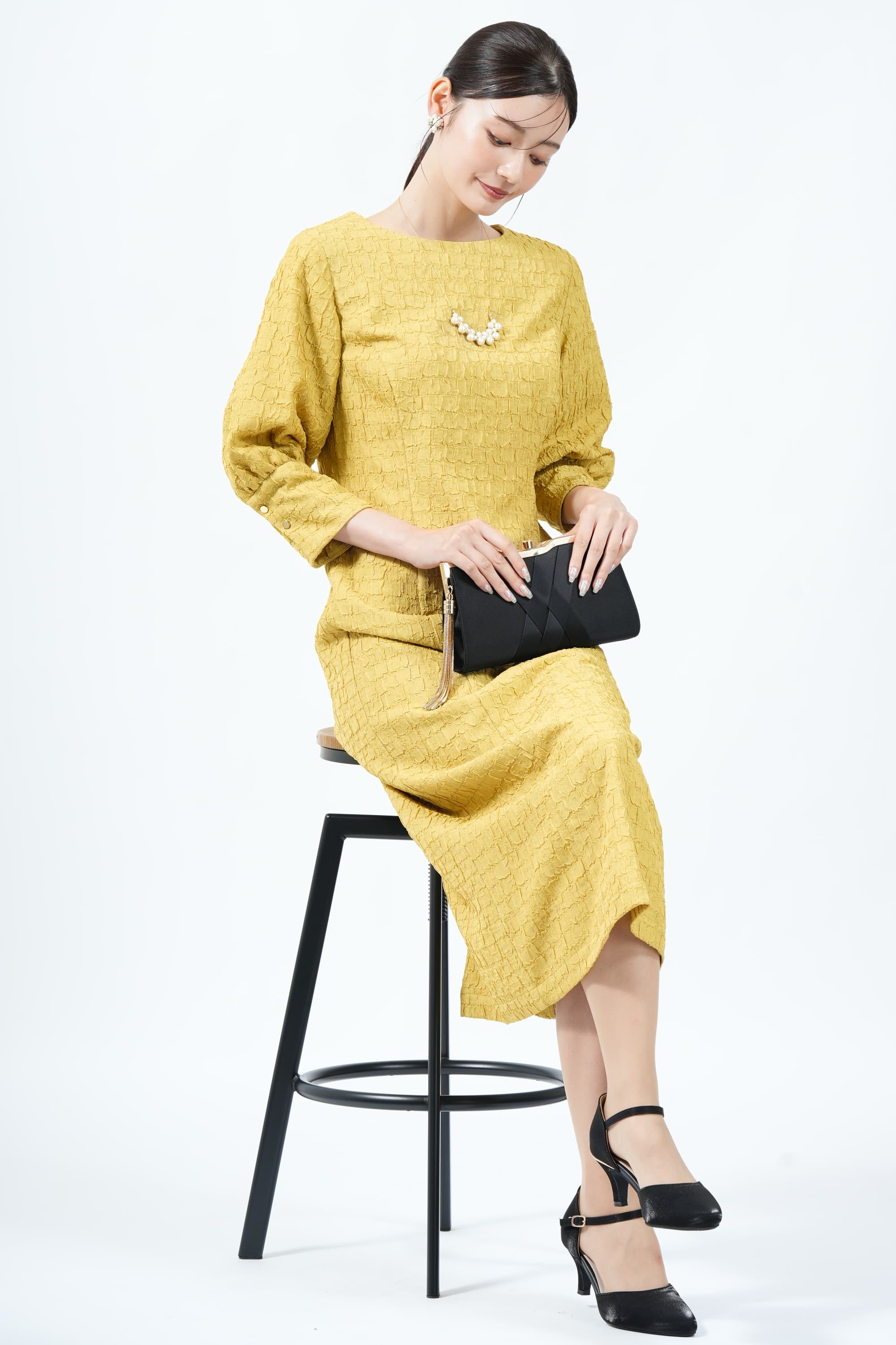 UNITED ARROWS green label relaxing ジャガード袖コンシャス