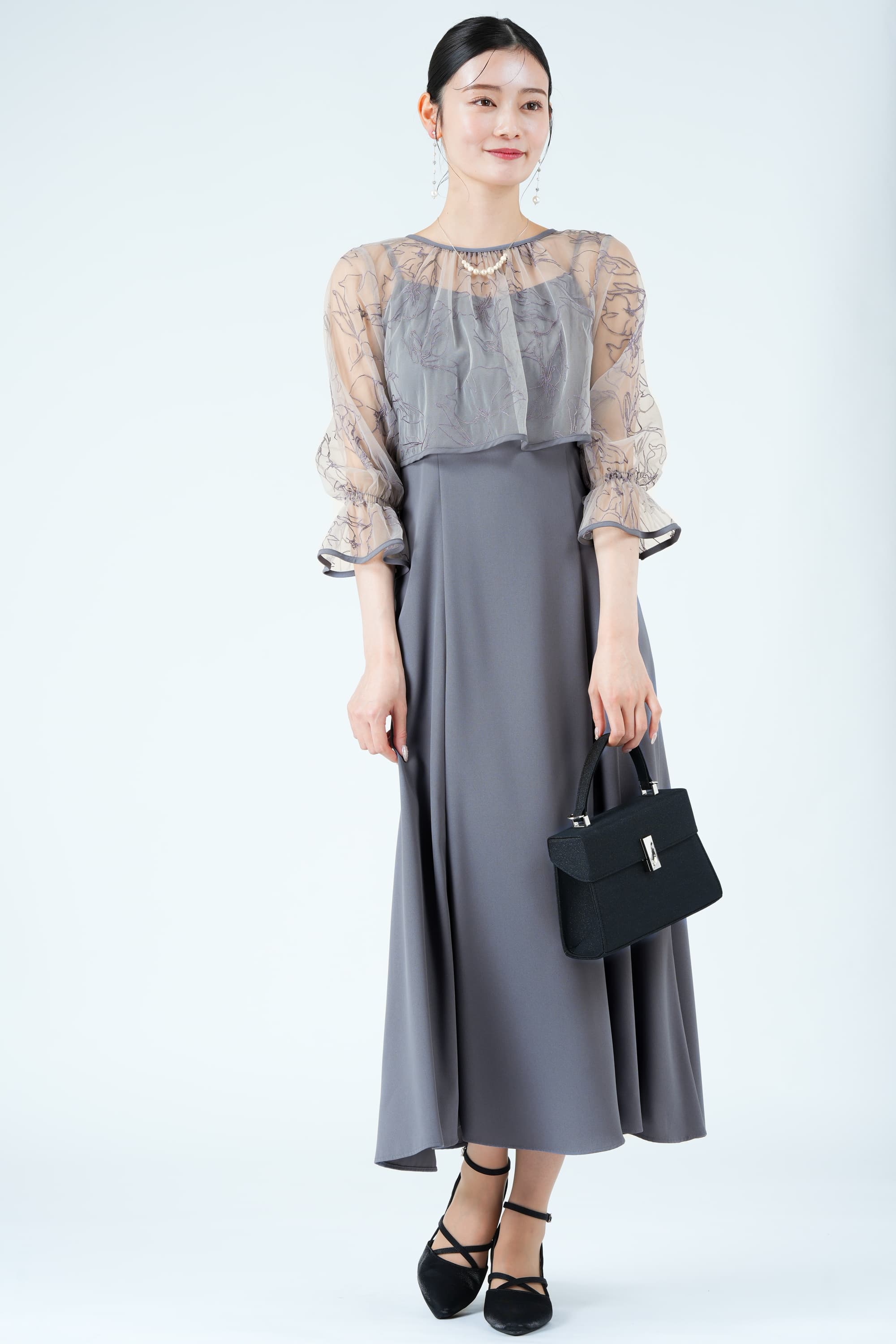 華奢チェーンシルバーイヤリング