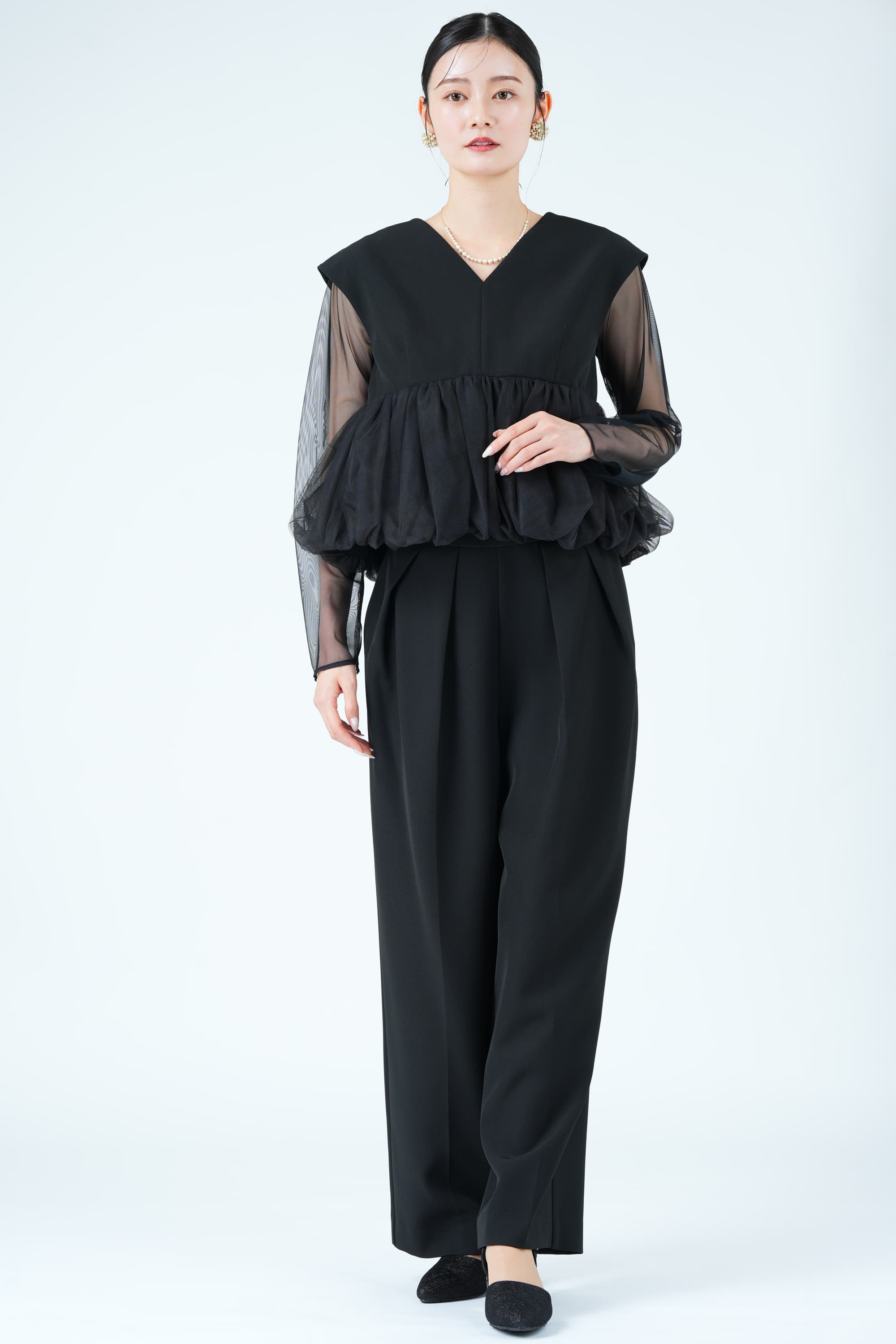 peplum setup dress | ANDRESD