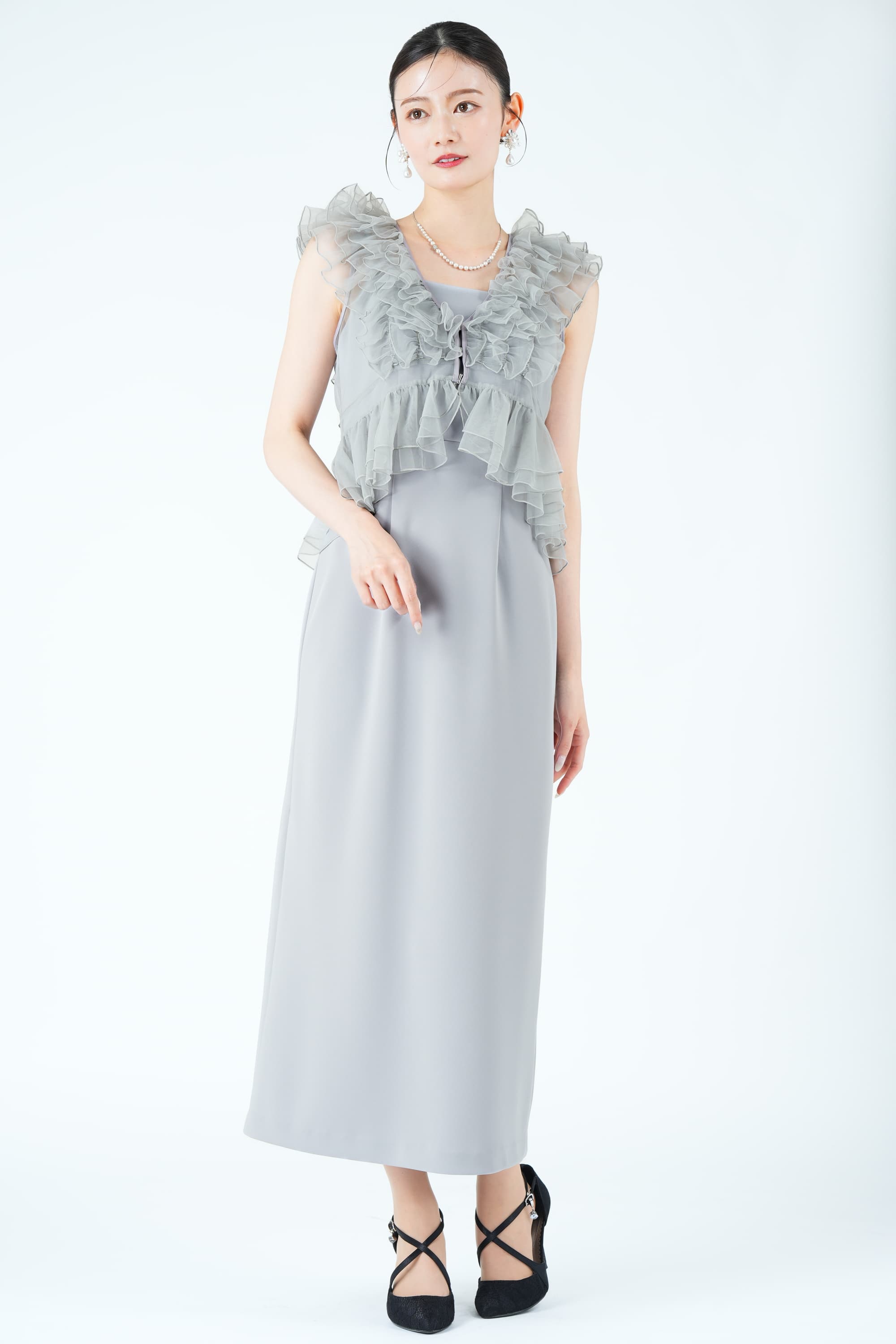 エアリーペプラムグレードレス