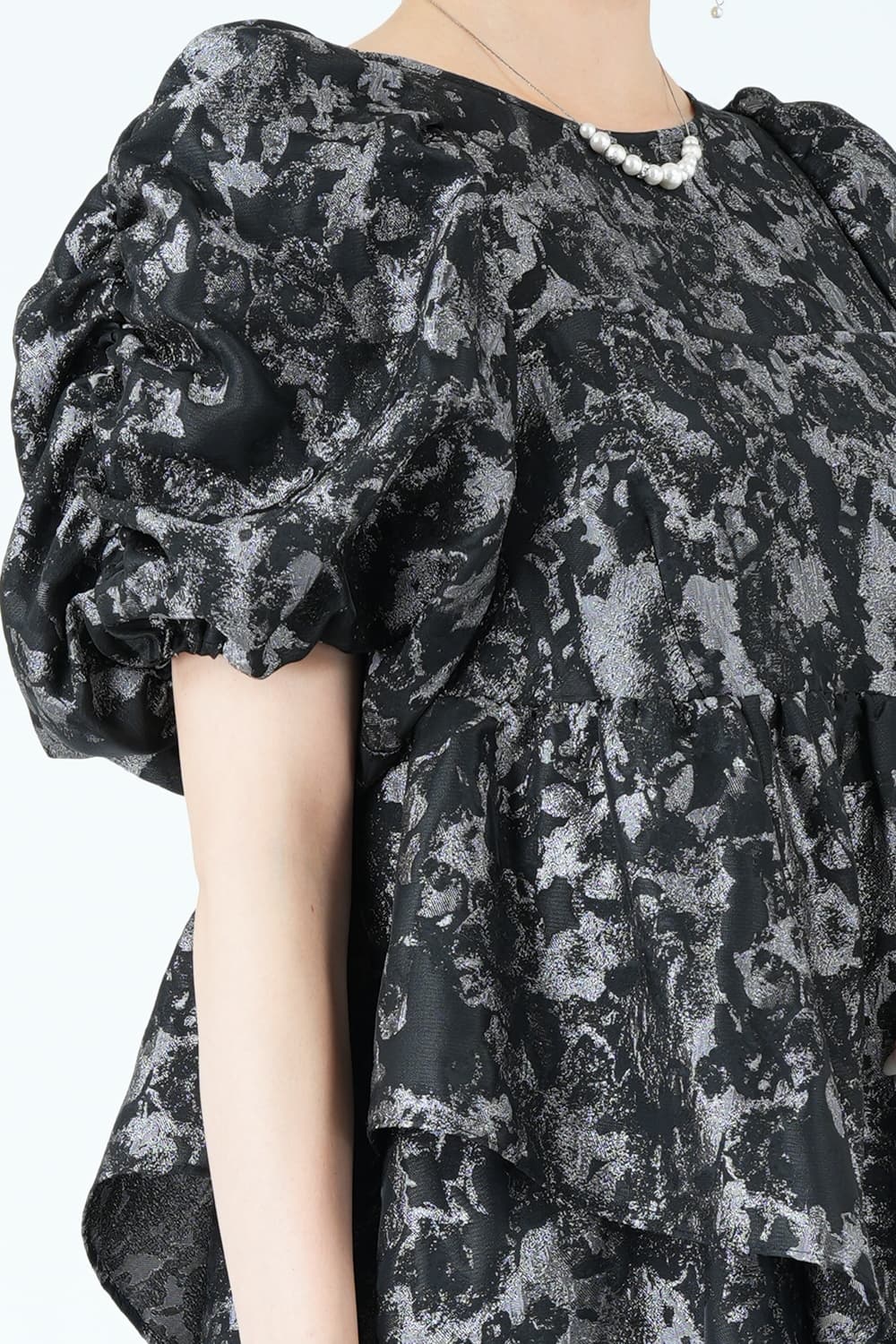 ANDRESD バブルスリーブドレス M-TALL(黒ブラック) ANDRESD バブルスリーブドレス M-TALL(黒ブラック) ANDRESD