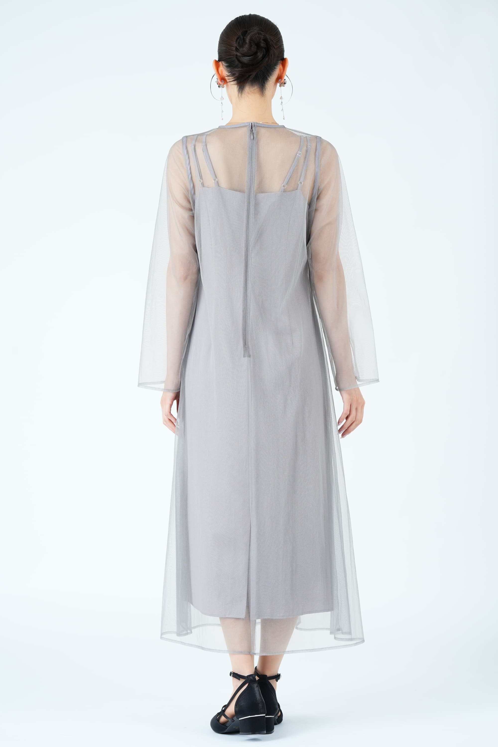 シアーグロウ花モチーフグレードレス