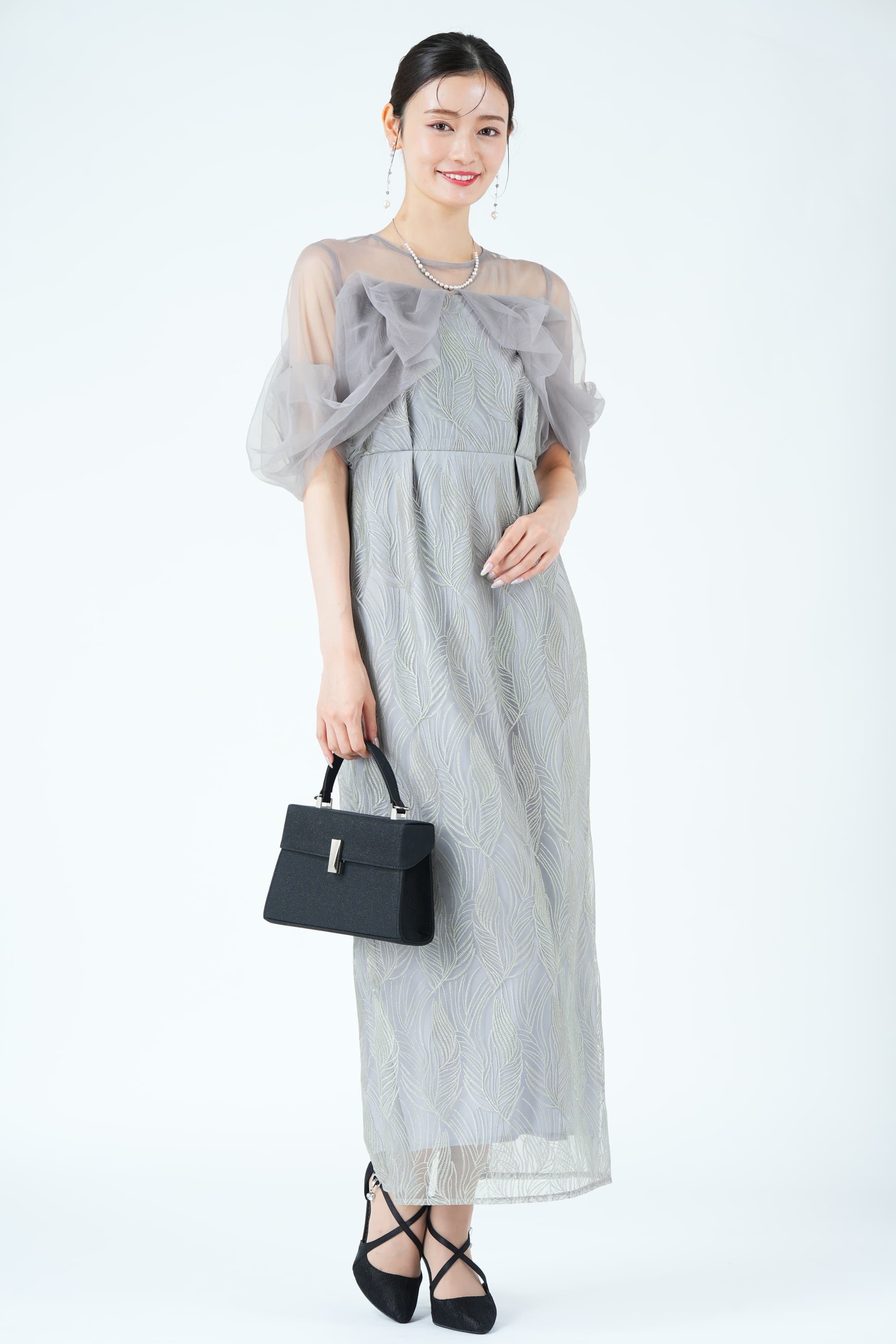 華奢チェーンシルバーイヤリング