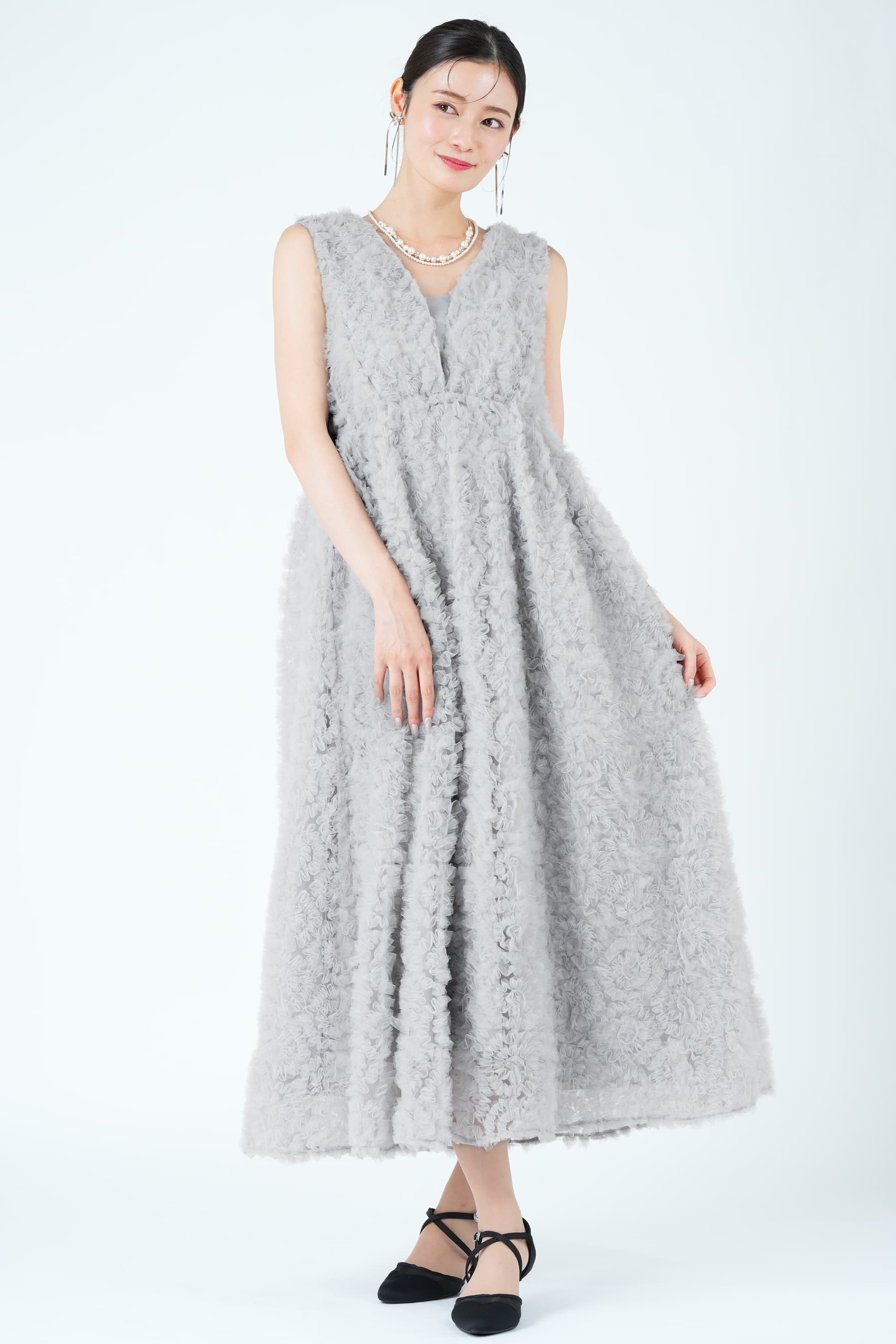 うさぎさん専用】Dorry Doll フリルスリーブ ロングドレス Dorry Doll