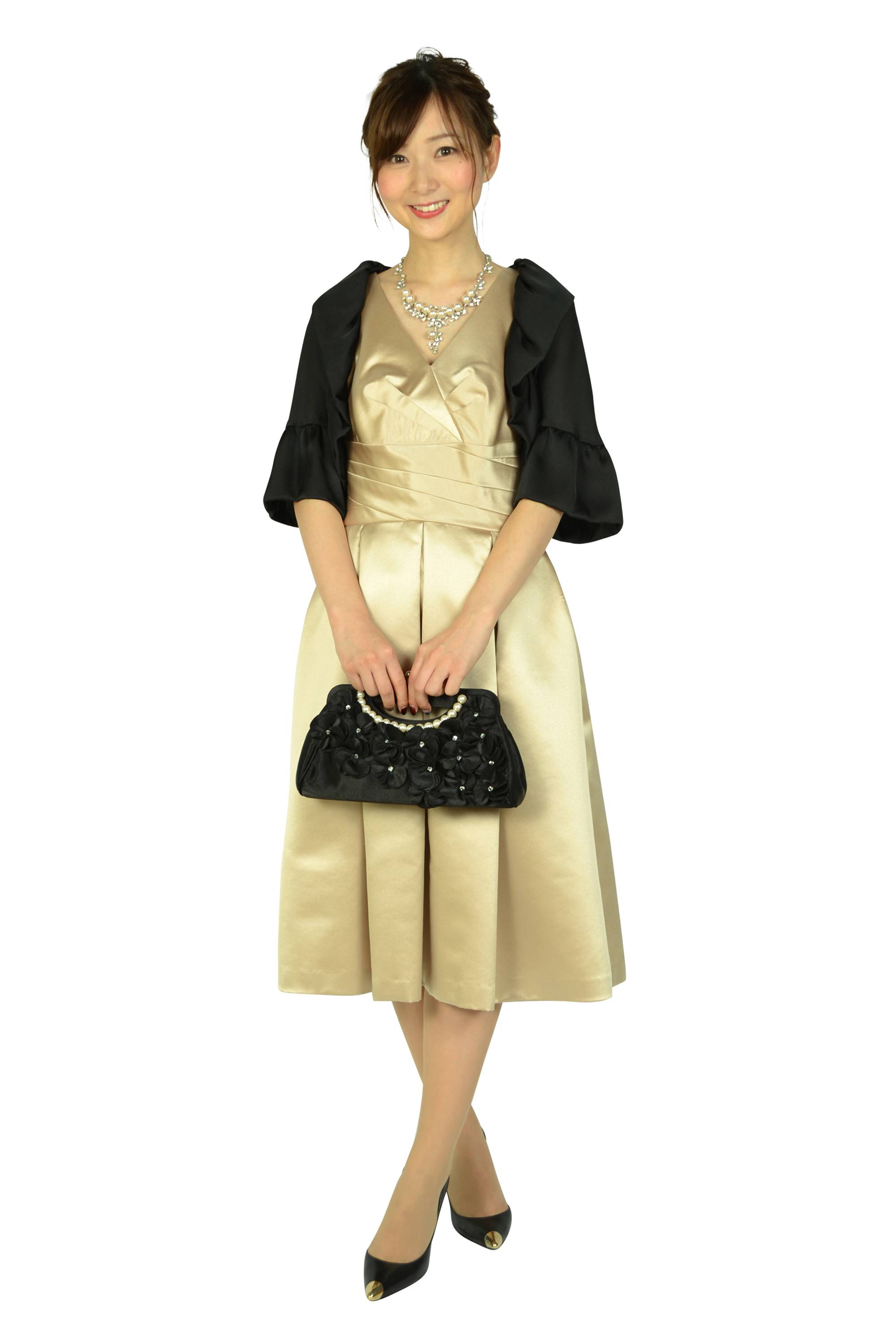 シャンパンミディドレスセット