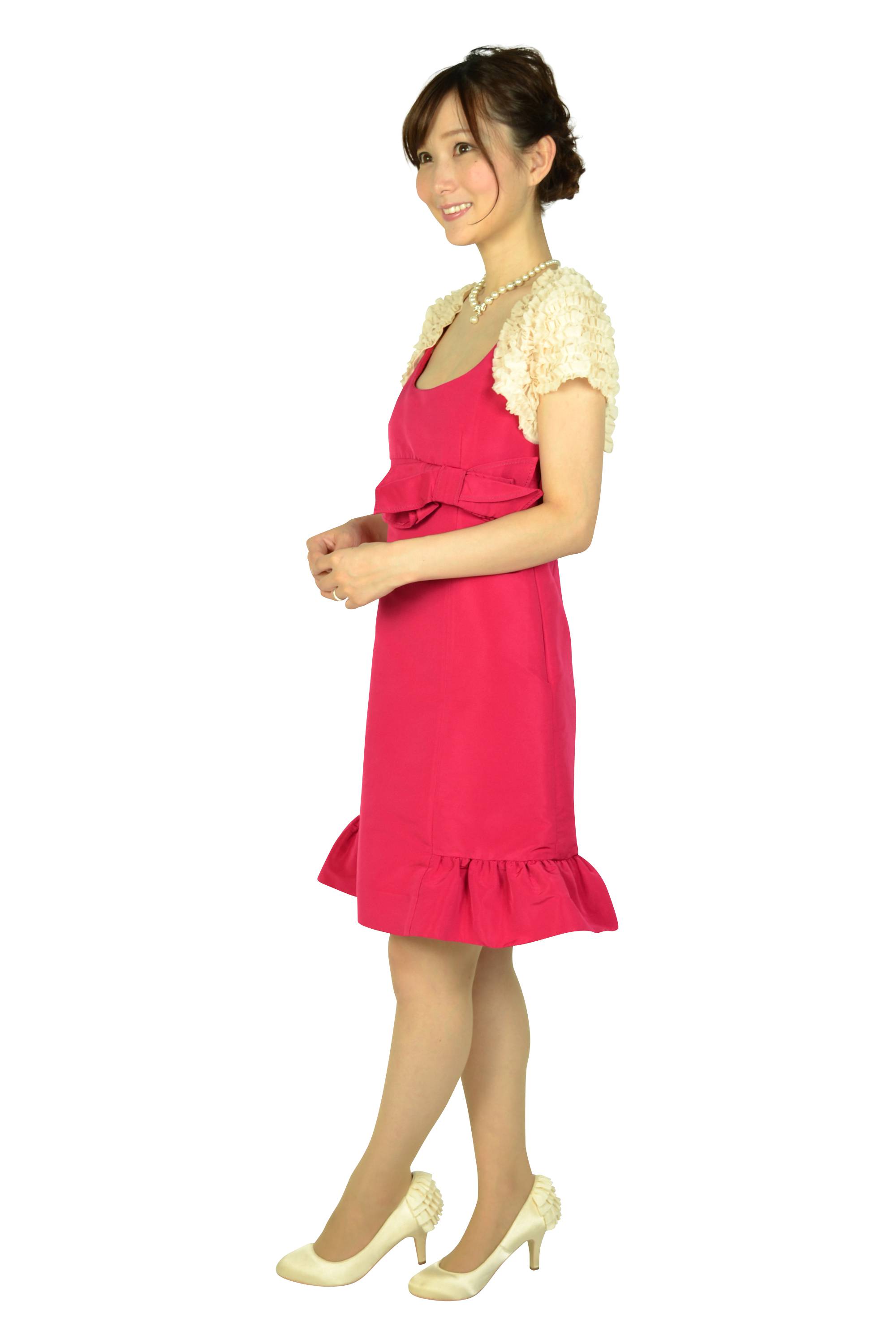 フューシャピンクリボンドレスセット