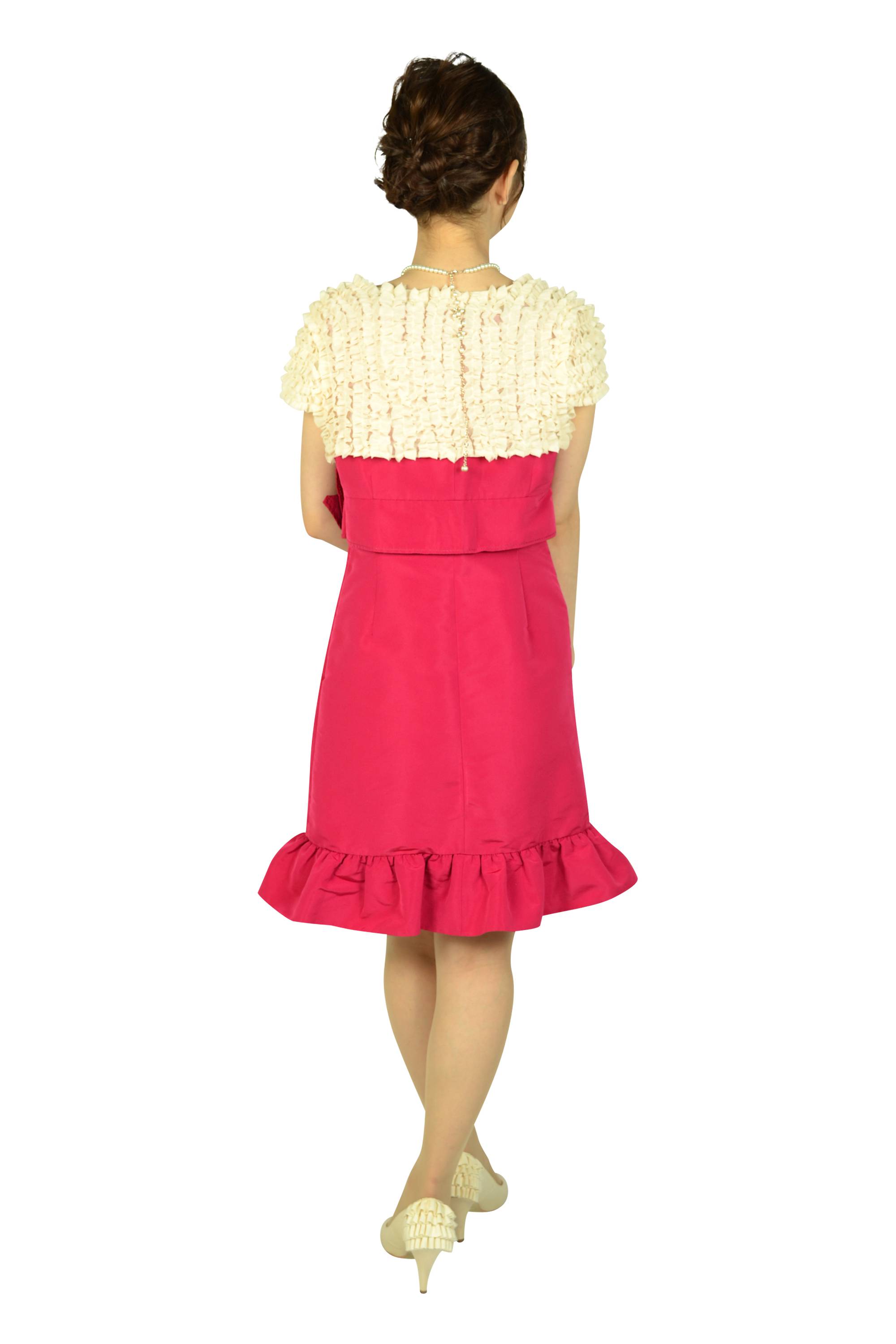 フューシャピンクリボンドレスセット