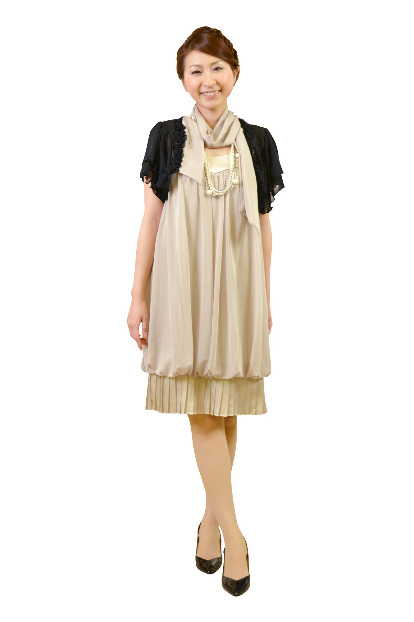 ブラックフレアボレロ