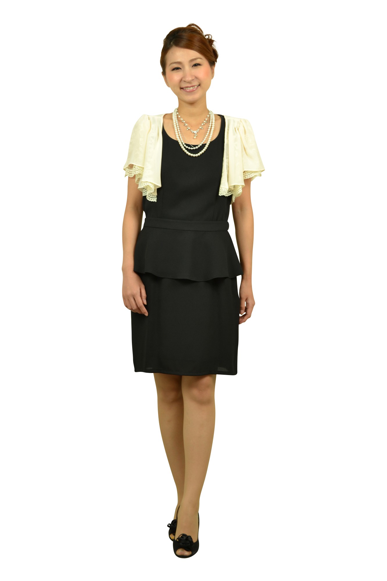 4連ティアドロップパールネックレス