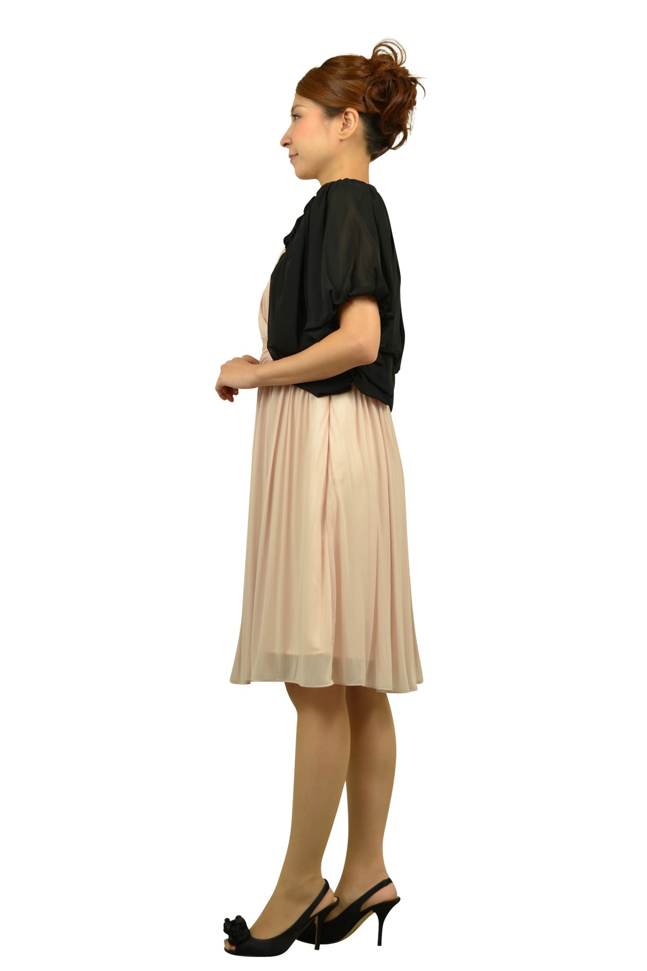 フェミニンピンクドレスセット