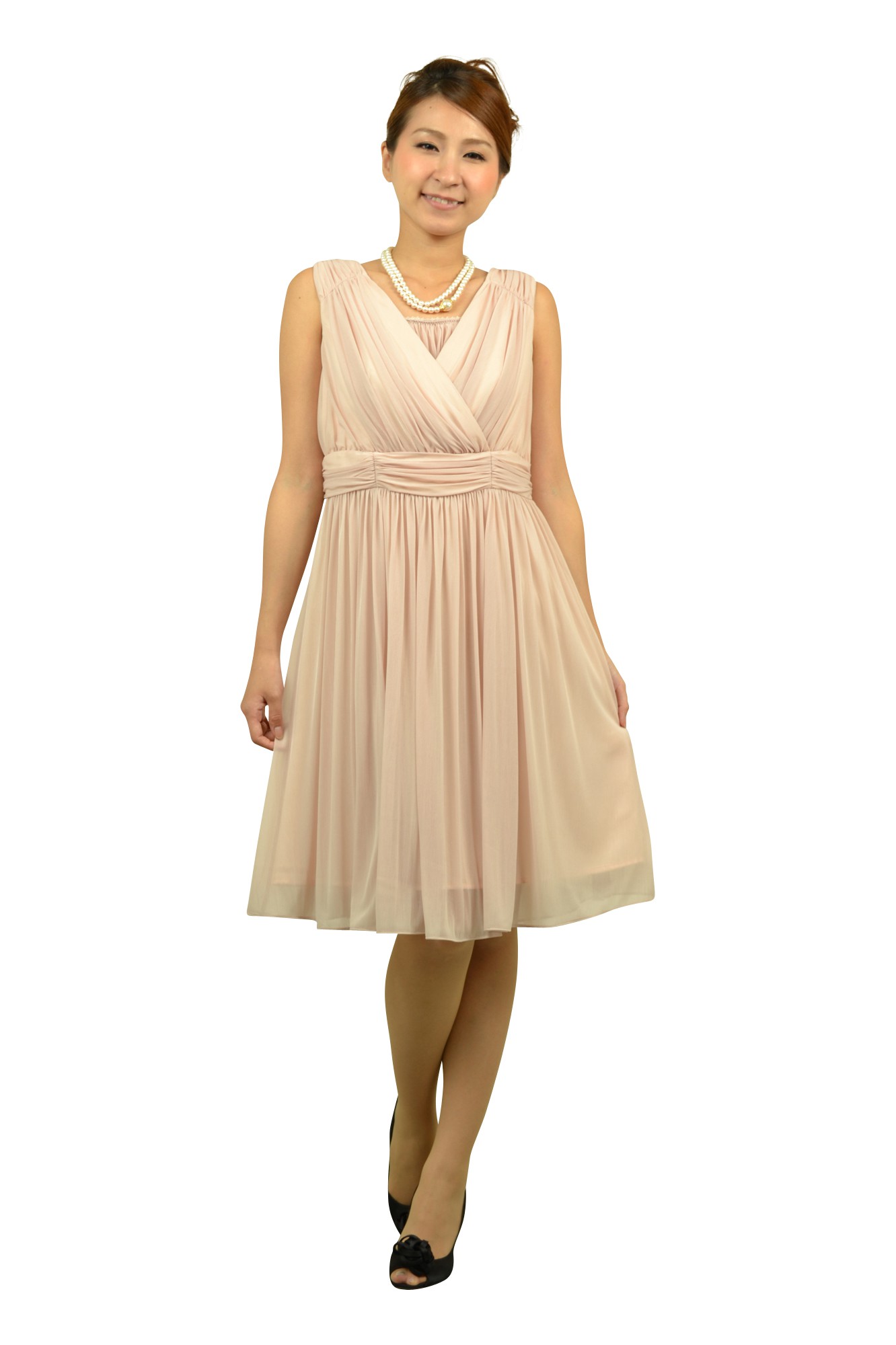 フェミニンピンクドレスセット