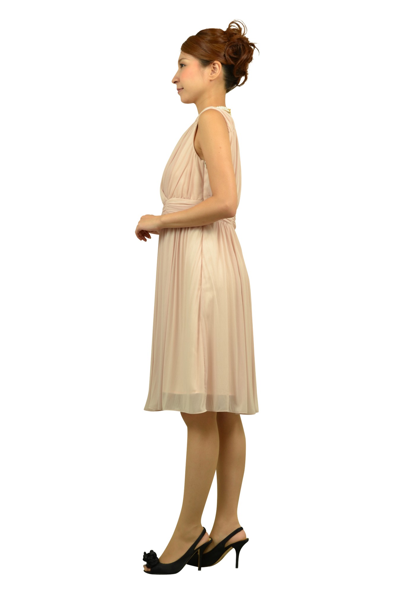 フェミニンピンクドレスセット