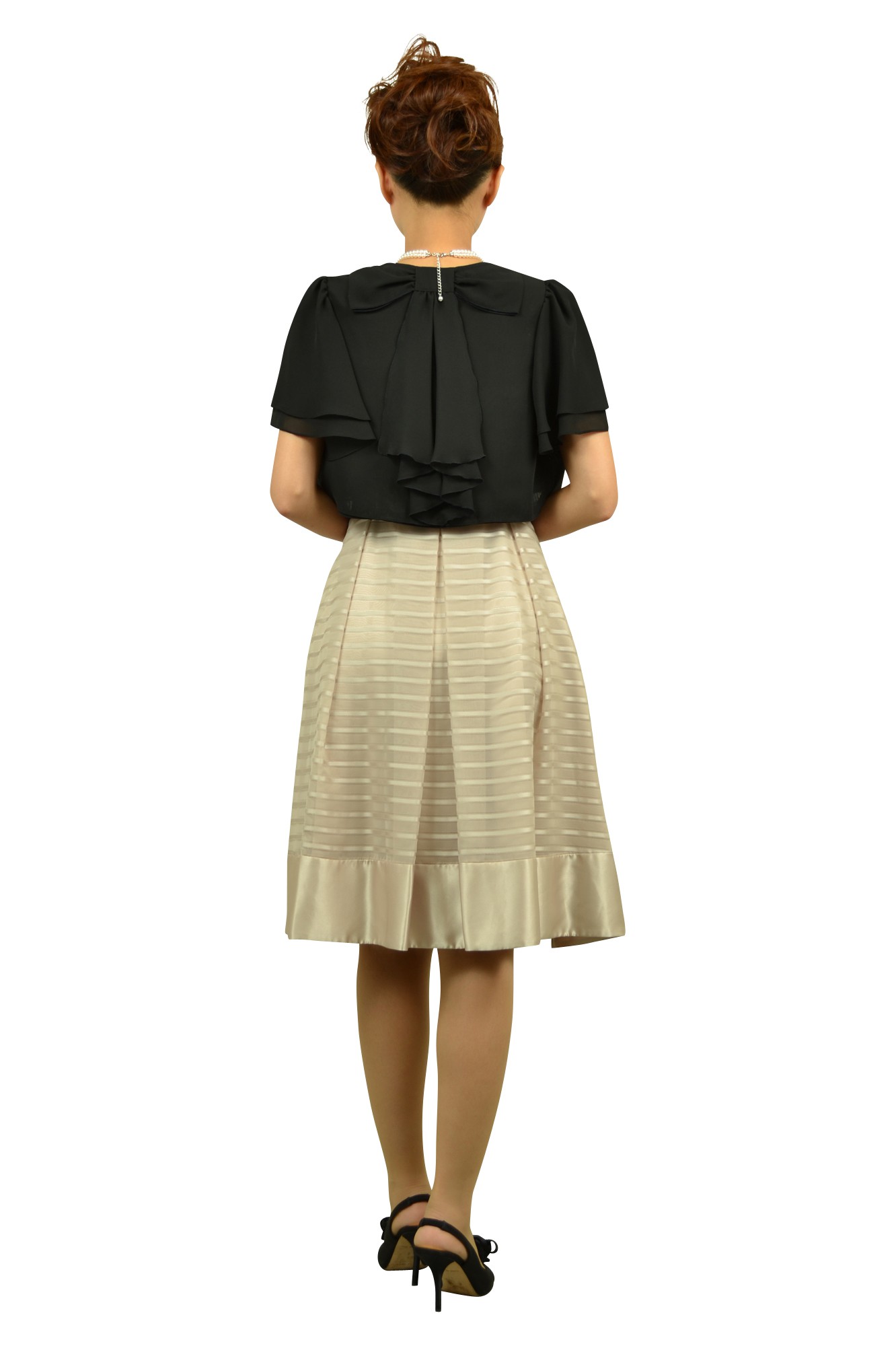 シャンパンフレアドレスセット