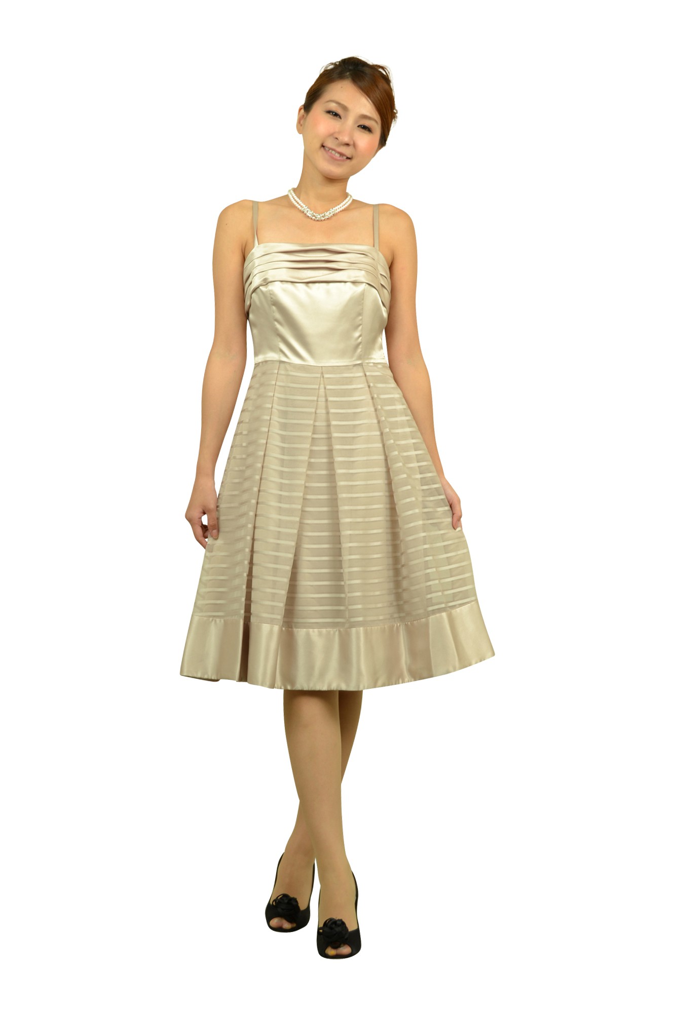 シャンパンフレアドレスセット