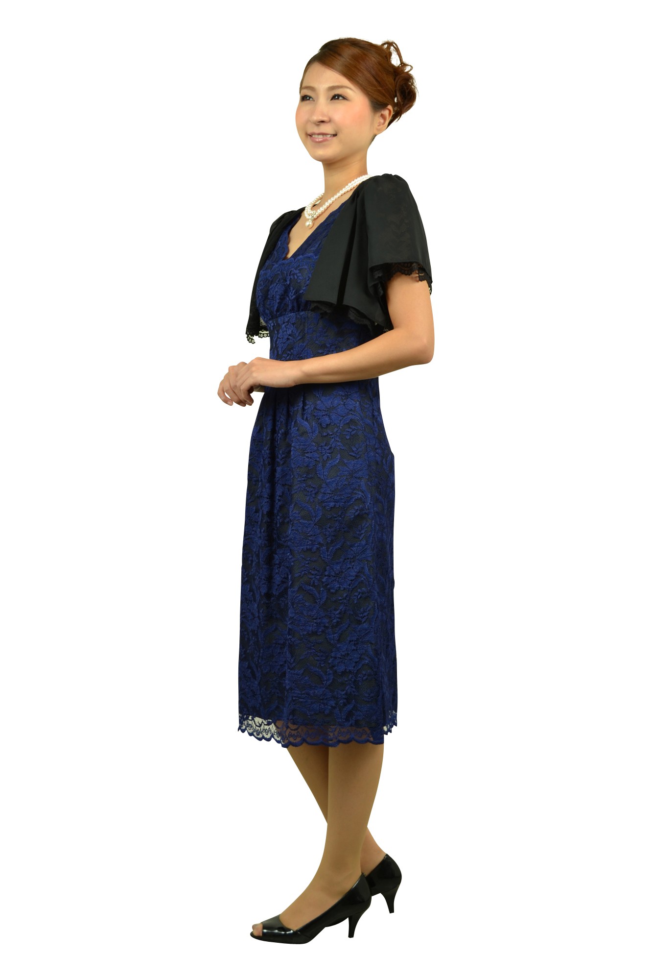 総レースブルードレスセット