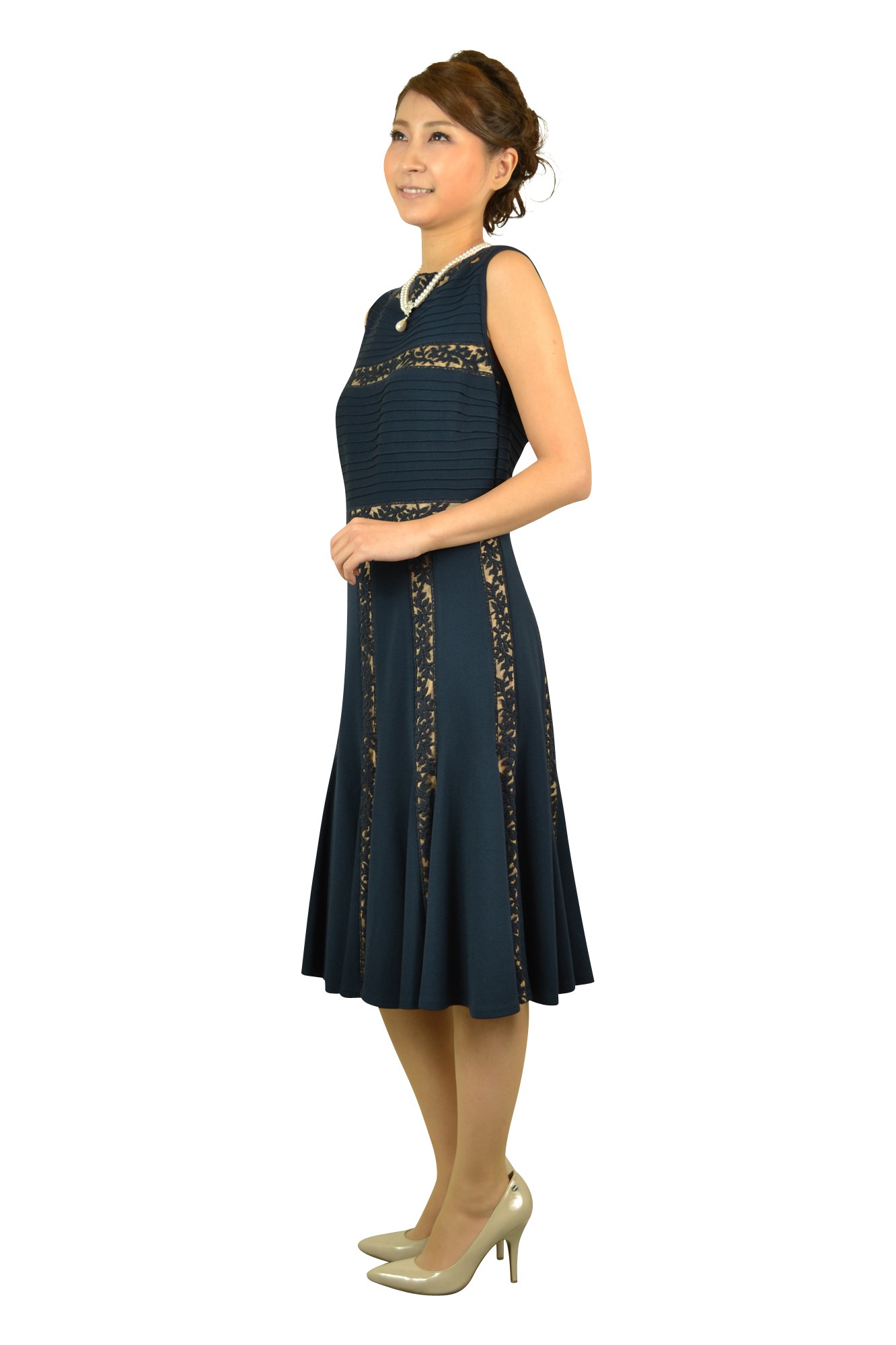 ネイビーエレガントドレスセット