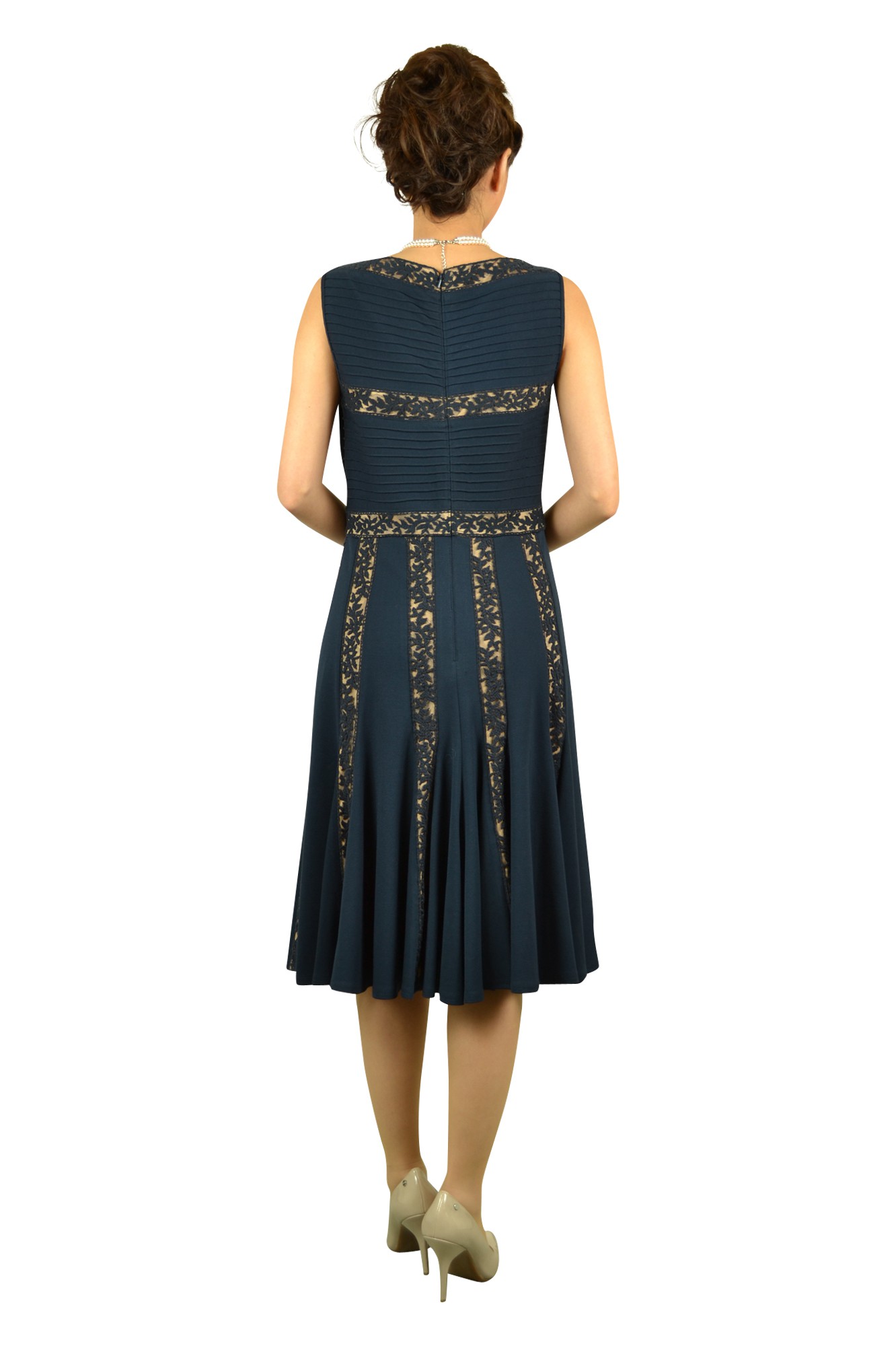 ネイビーエレガントドレスセット