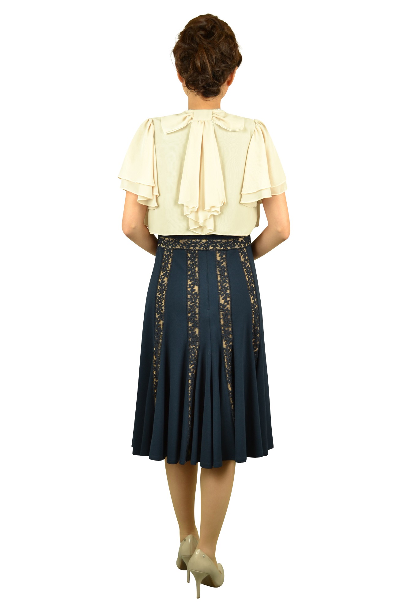 ネイビーエレガントドレスセット