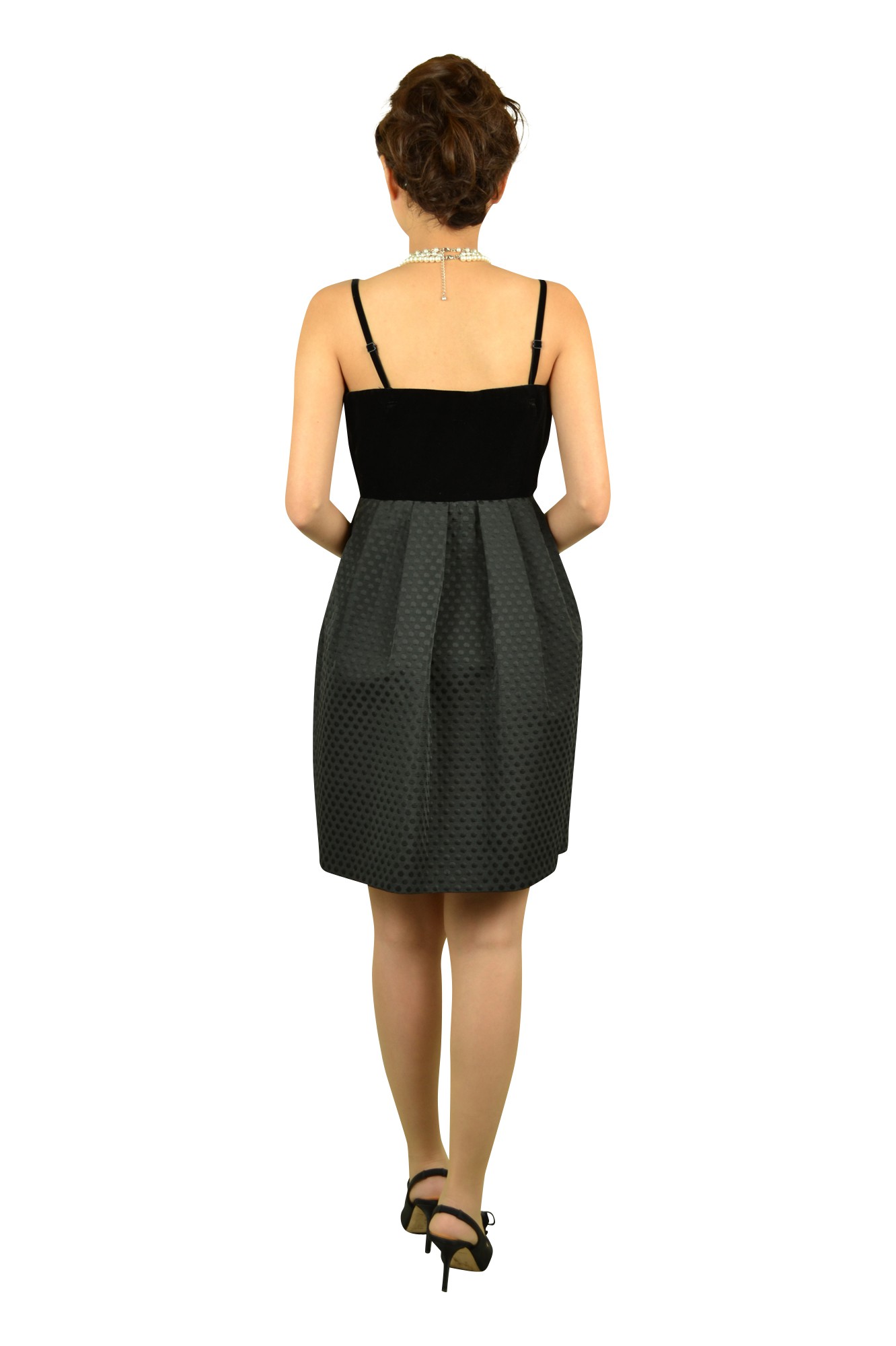 ブラックコクーンスカートドレスセット