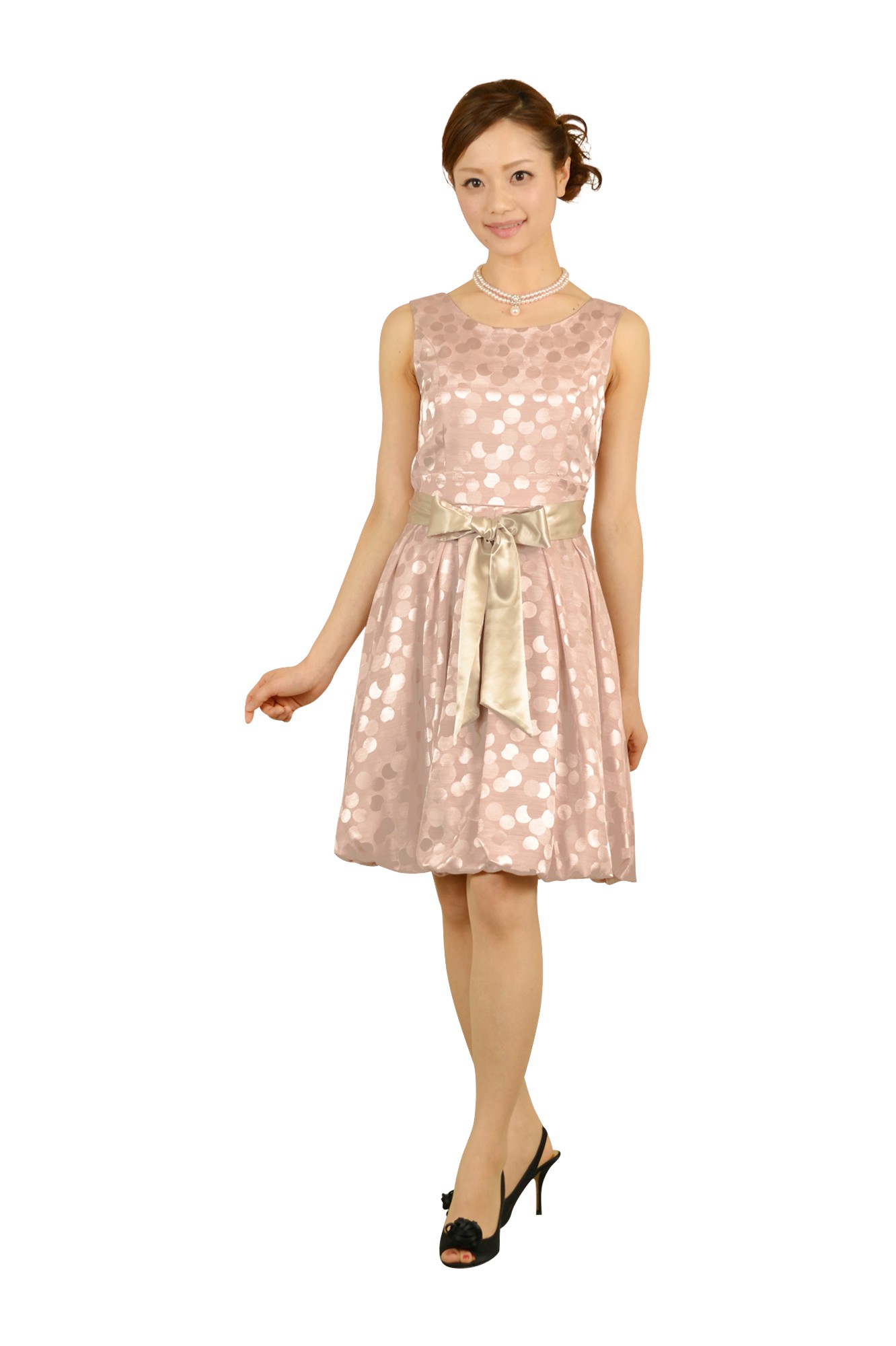 ピンクドットバルーンドレスセット