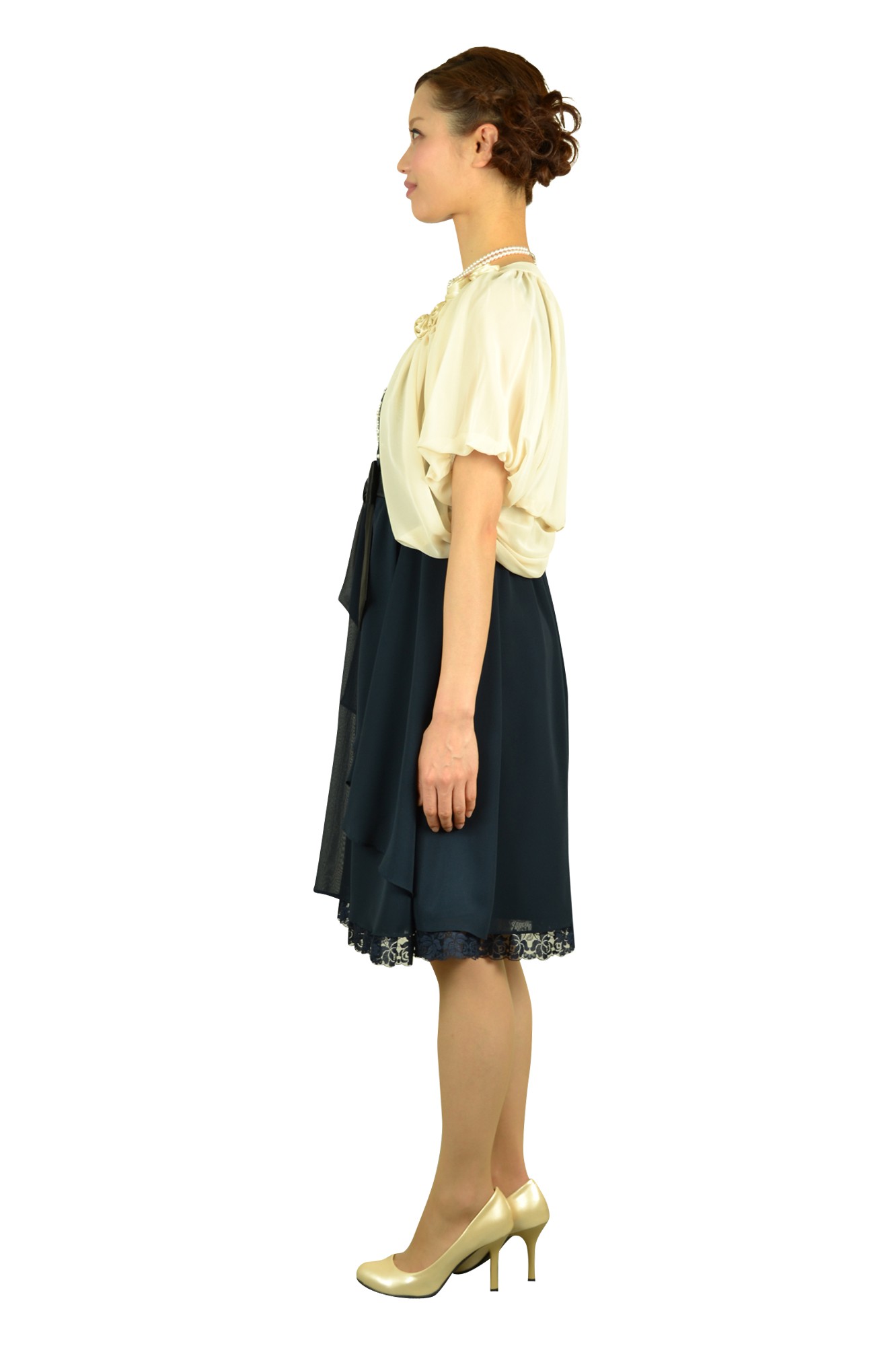 ネイビーリボンドレスセット