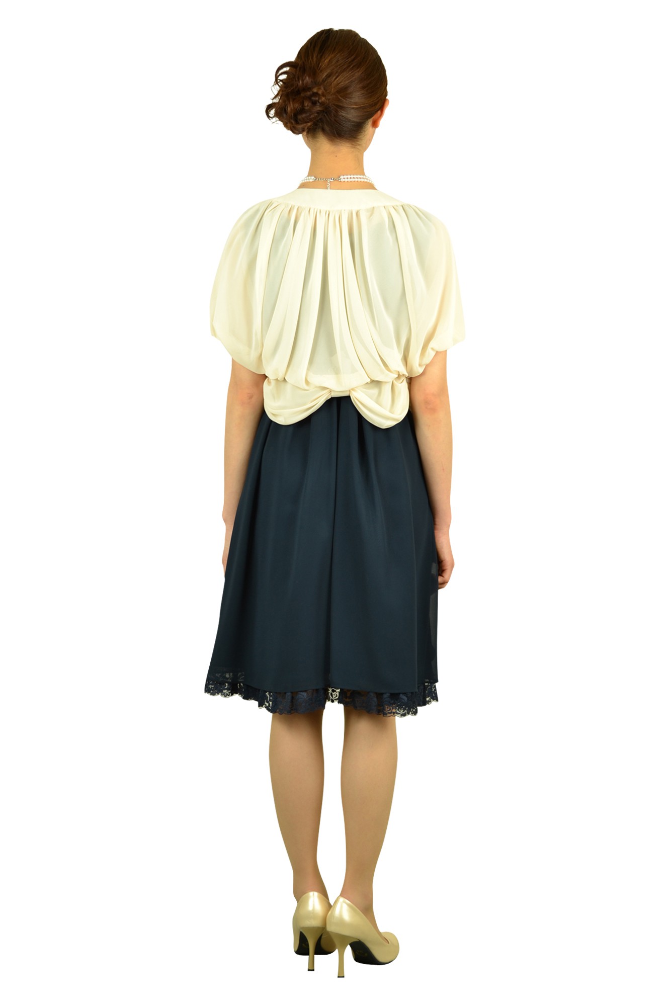 ネイビーリボンドレスセット