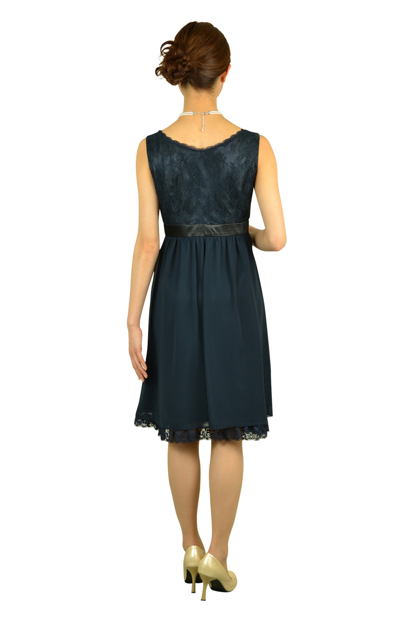 ネイビーリボンドレスセット