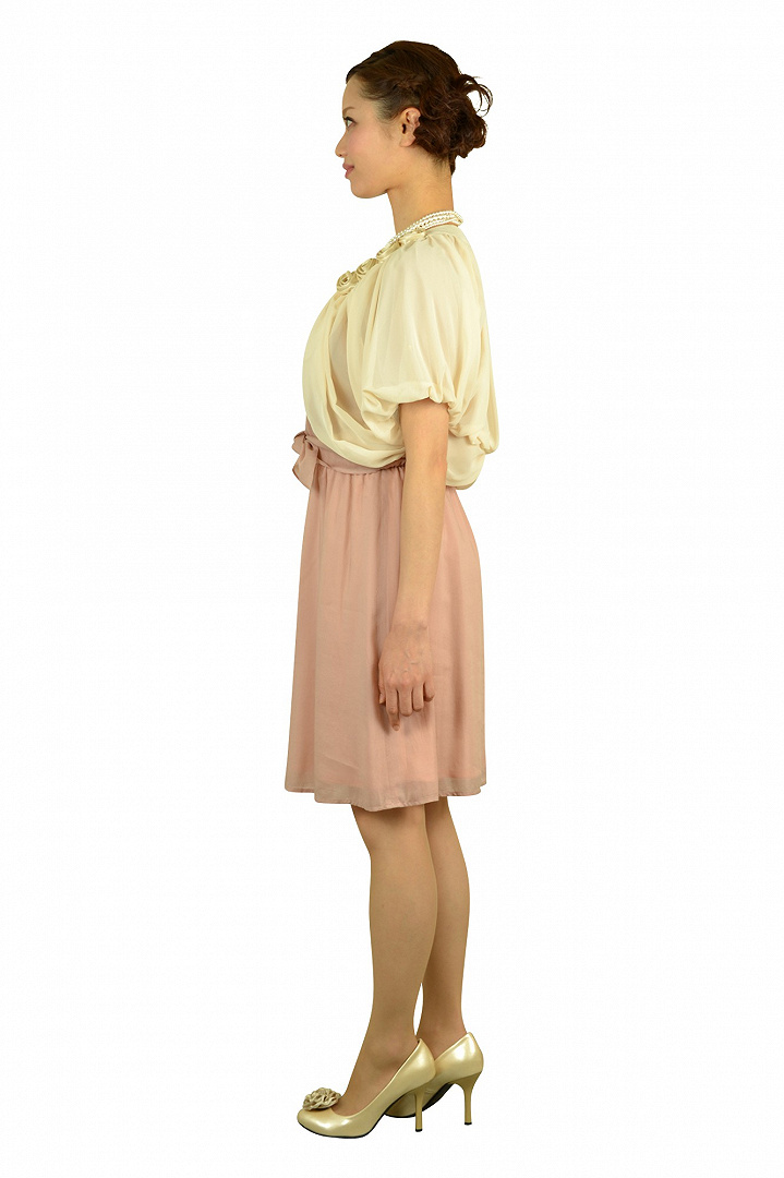 柔らかピンクドレスセット