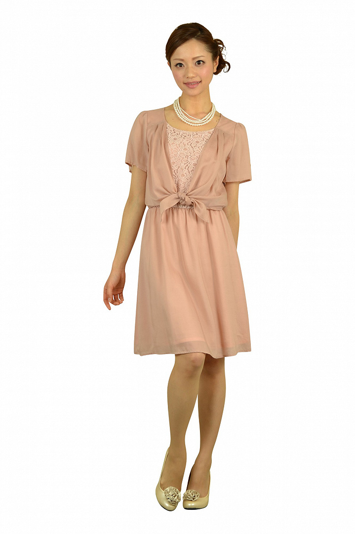 柔らかピンクドレスセット