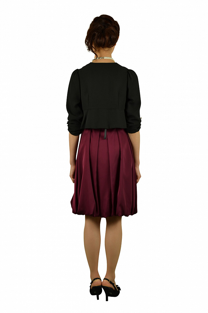 ボルドーフィットアンドフレアセット