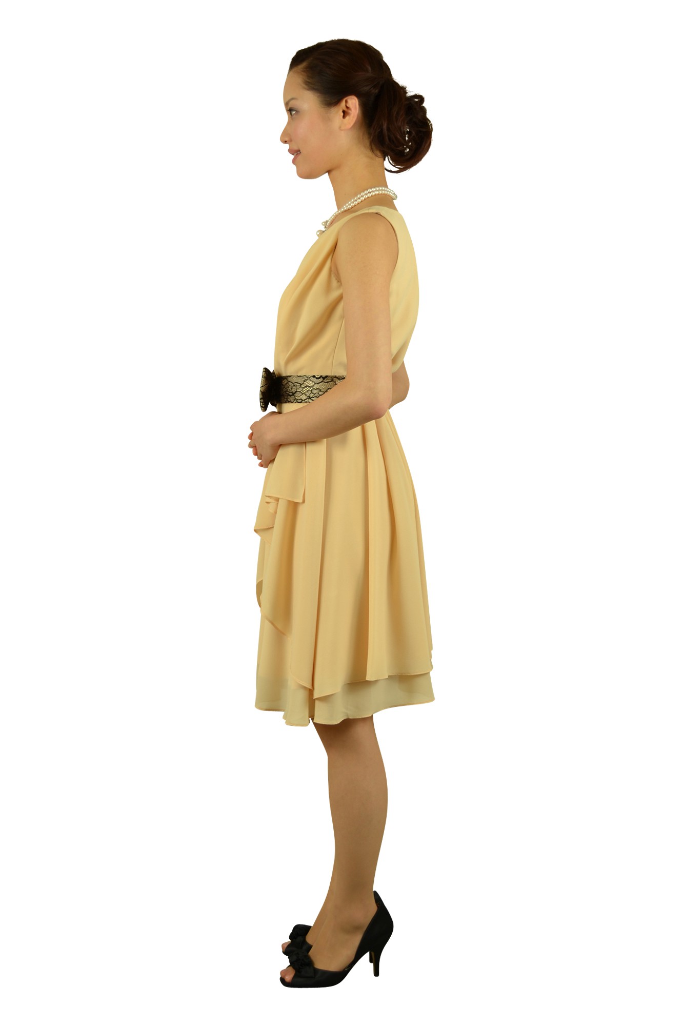 クリームカラードレスセット