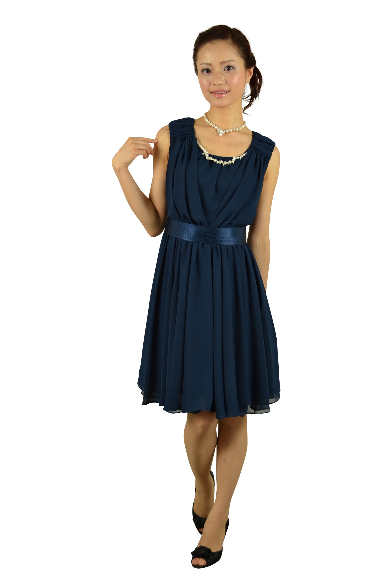 ウエストマークネイビードレスセット