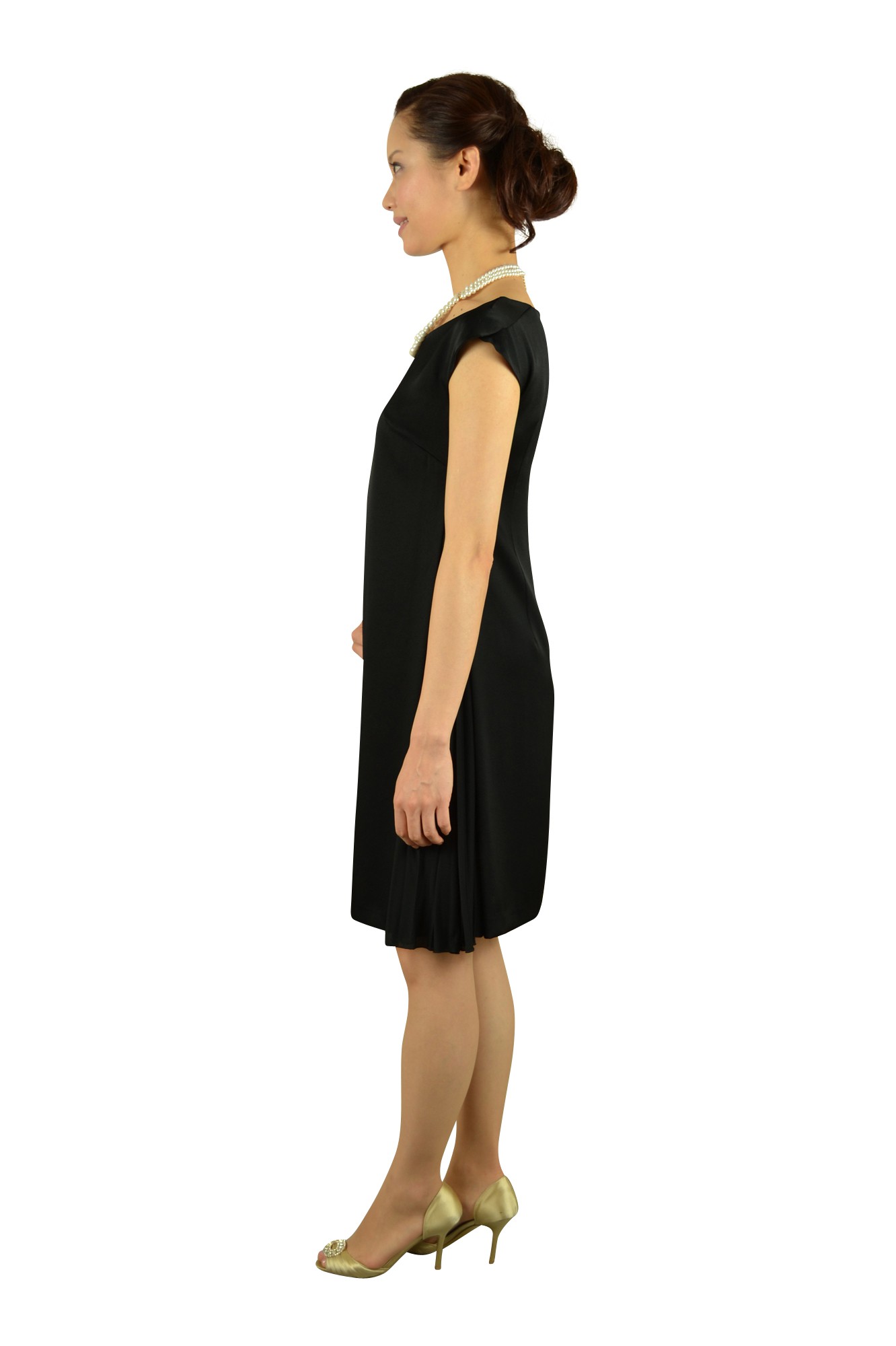 シンプルブラックドレスセット